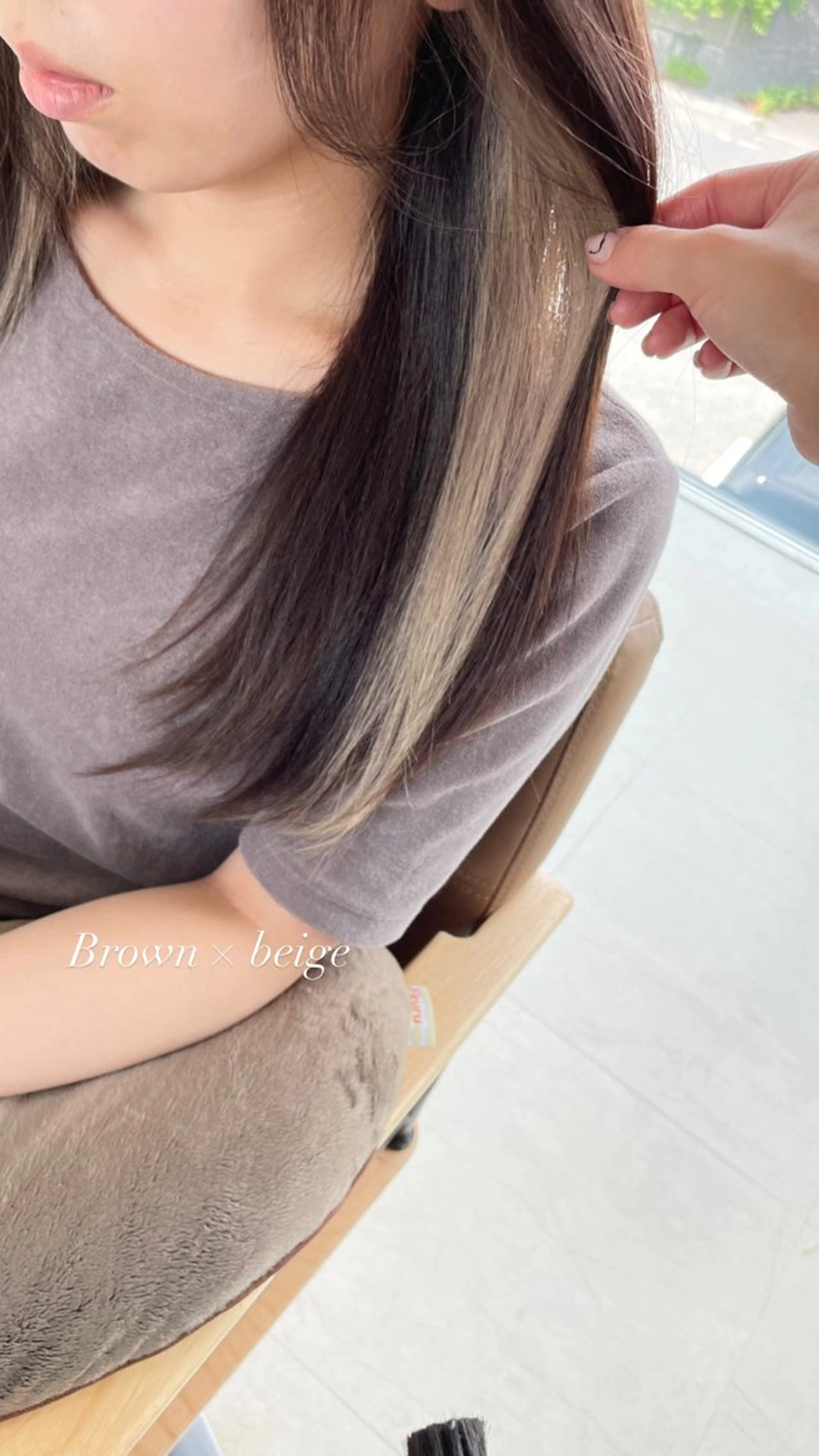 ロング ヘアカラー アルーナビューティデザイン所属・鈴木 妃帆未のヘアスタイル