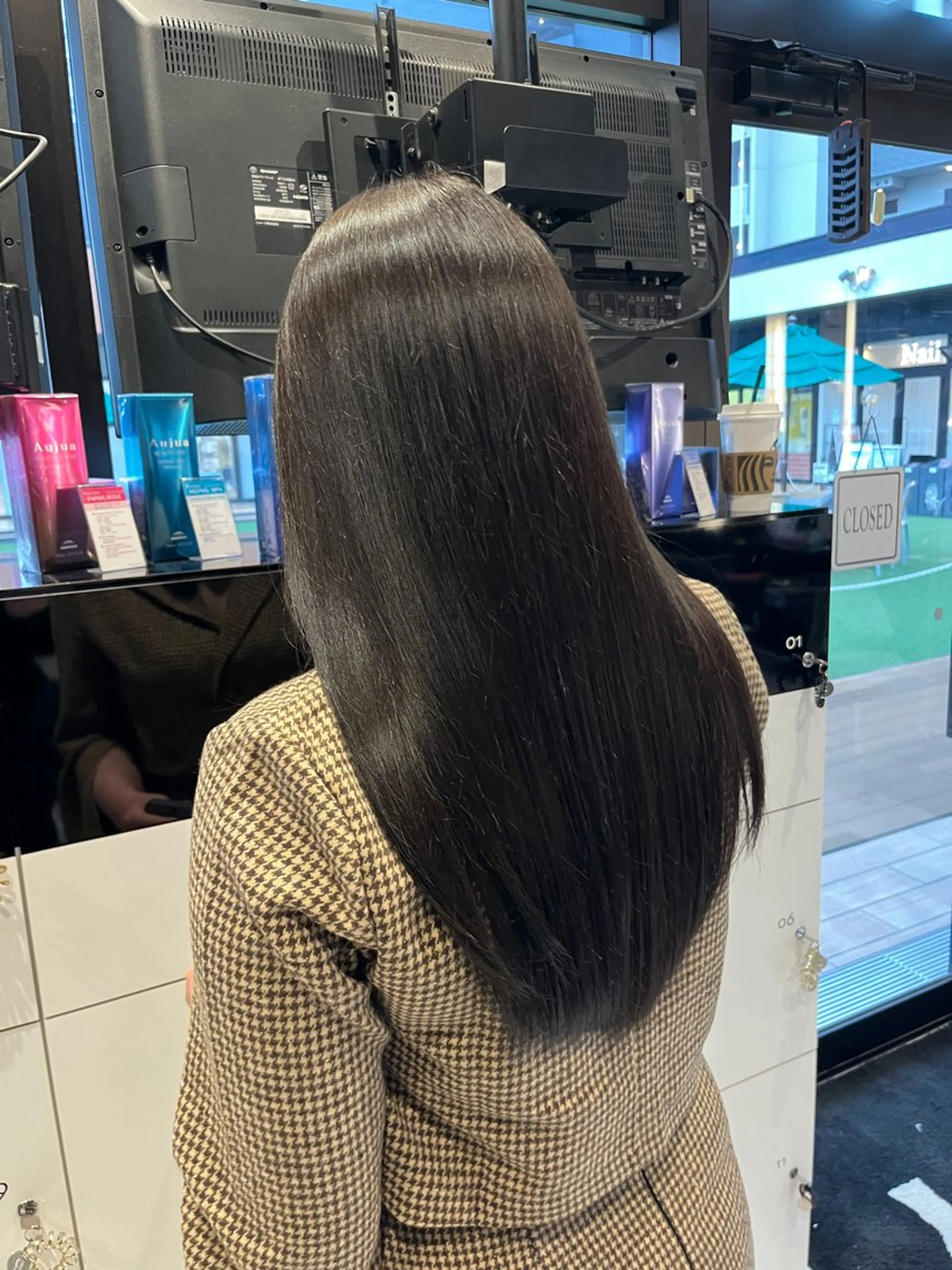 ロング カット トリートメント ボブパーマ/レイヤー カット/KINAMIのヘアスタイル