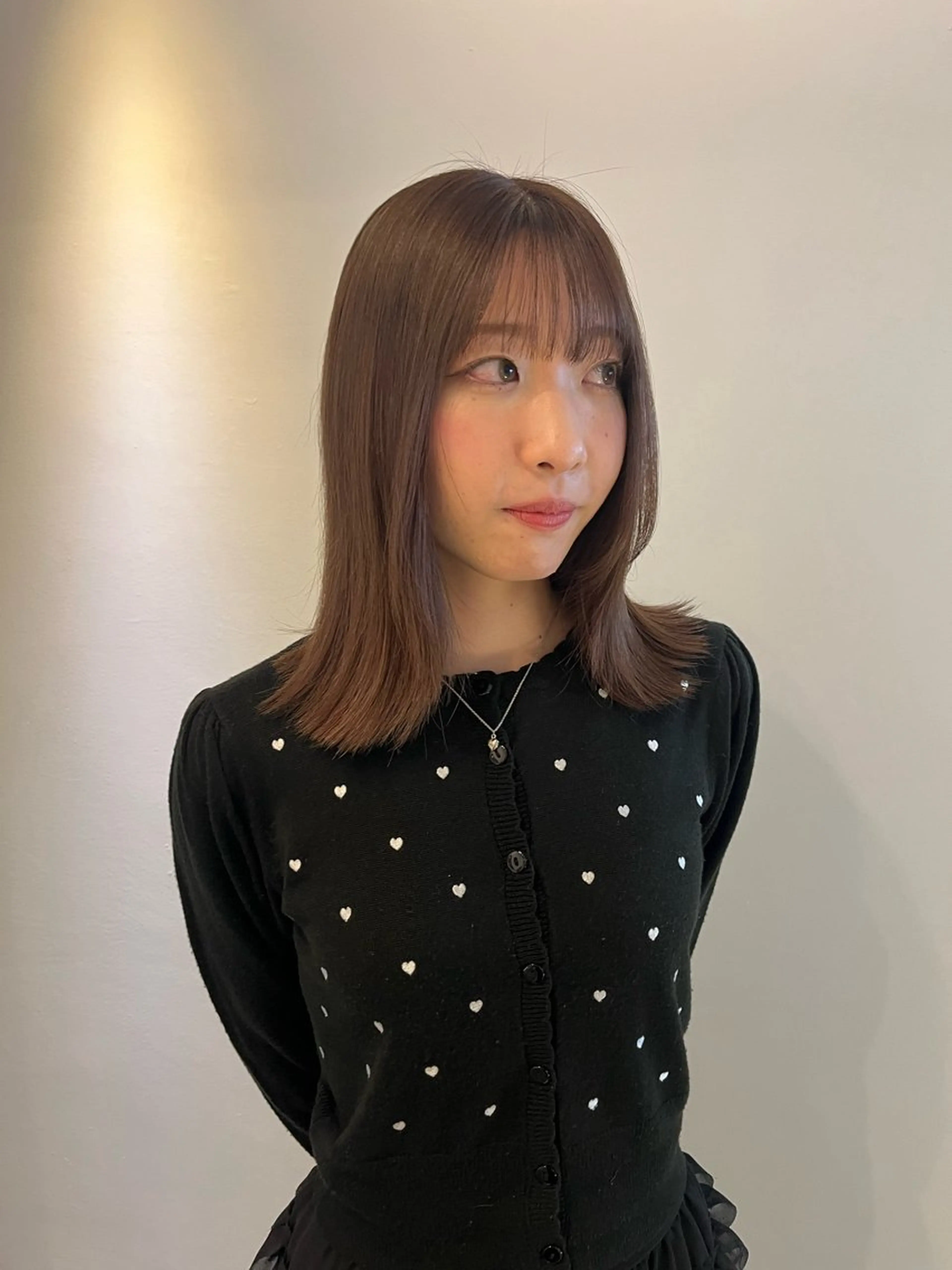 ミディアム ALLYS 渋谷店所属・最高級の艶のある カラーmei🎨のヘアスタイル