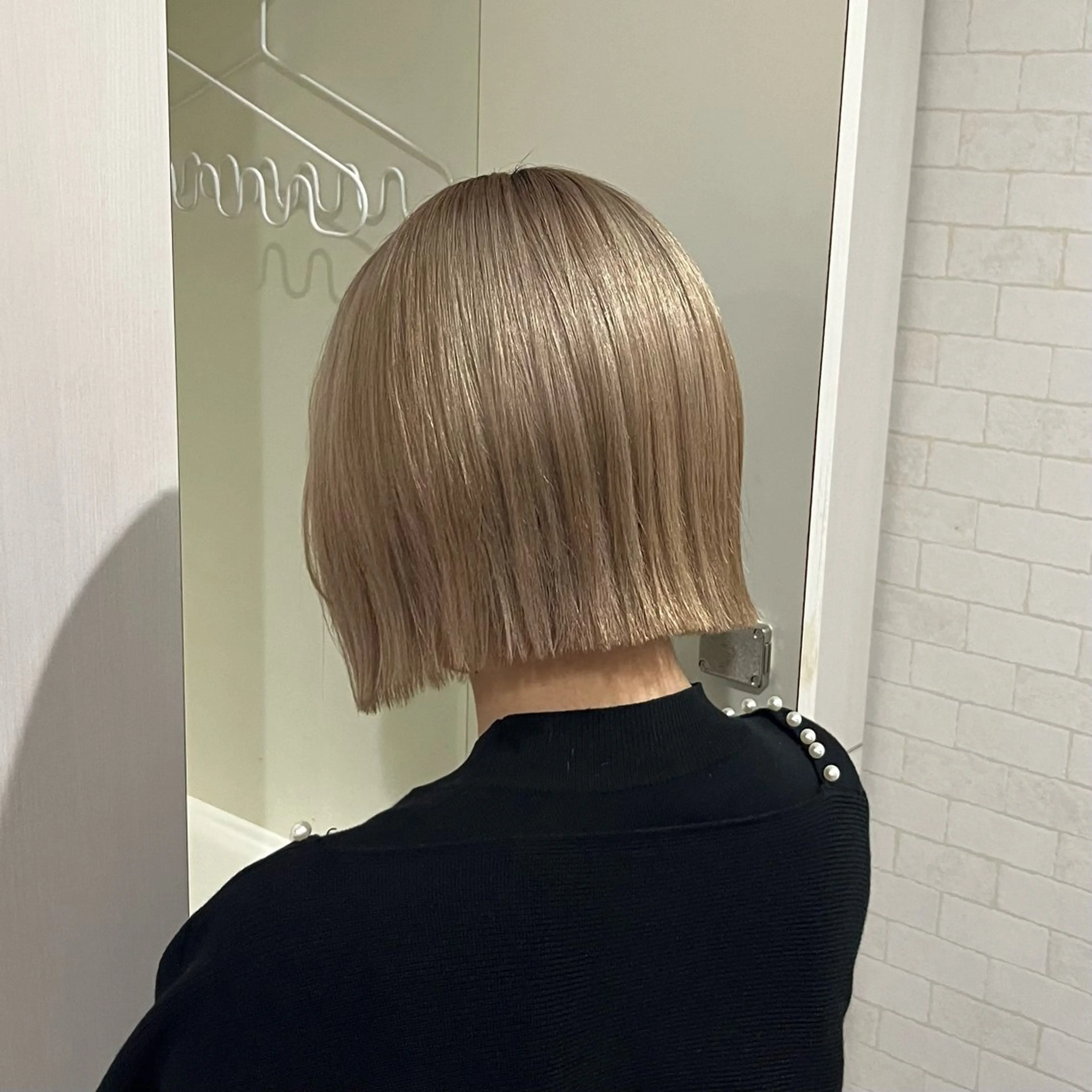 ショート 切りっぱなしボブ ボブ sato mizukiのヘアスタイル