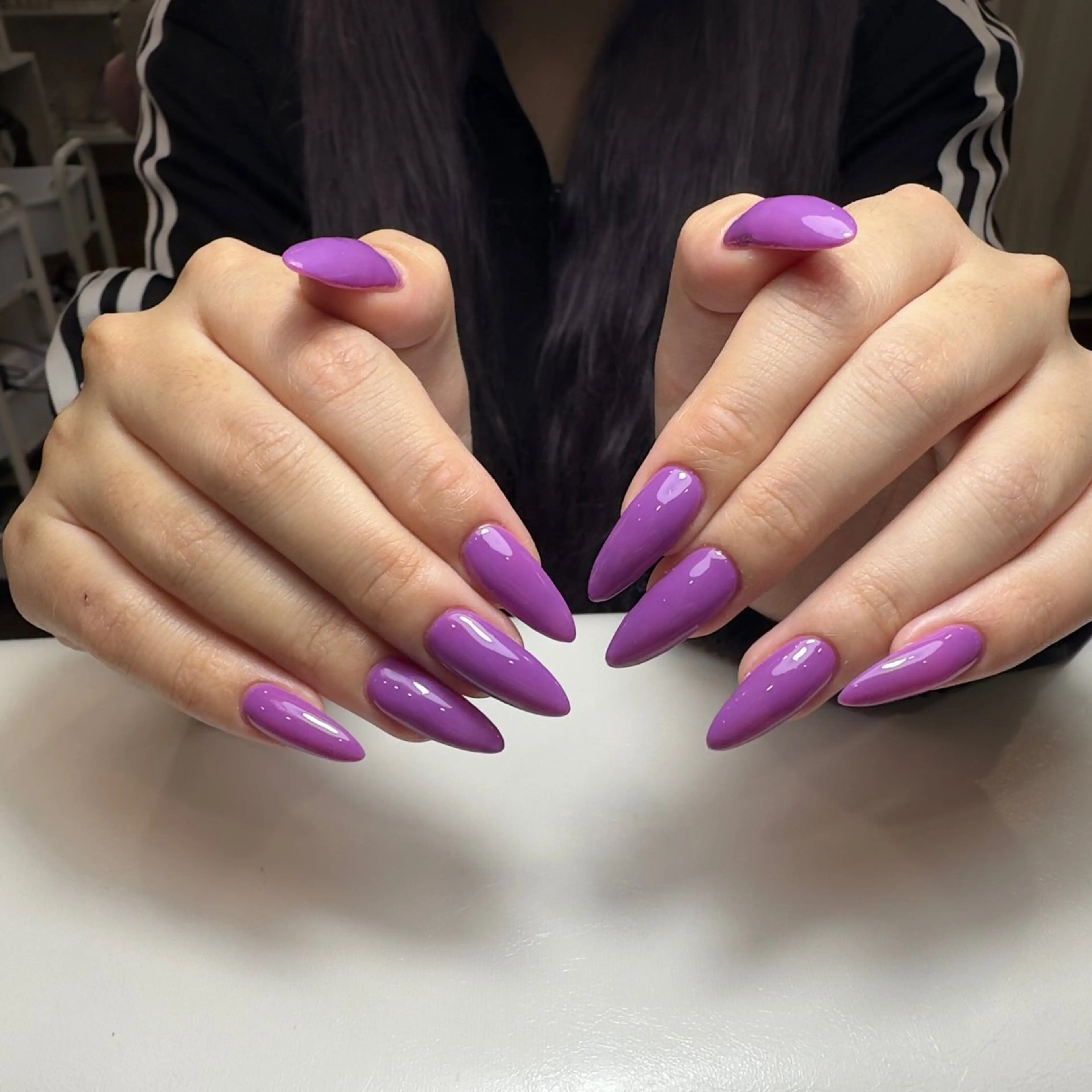 [Hand nail ]🌸「他店ネイルオフ＋500円」ワンカラー🌸2色OKの写真