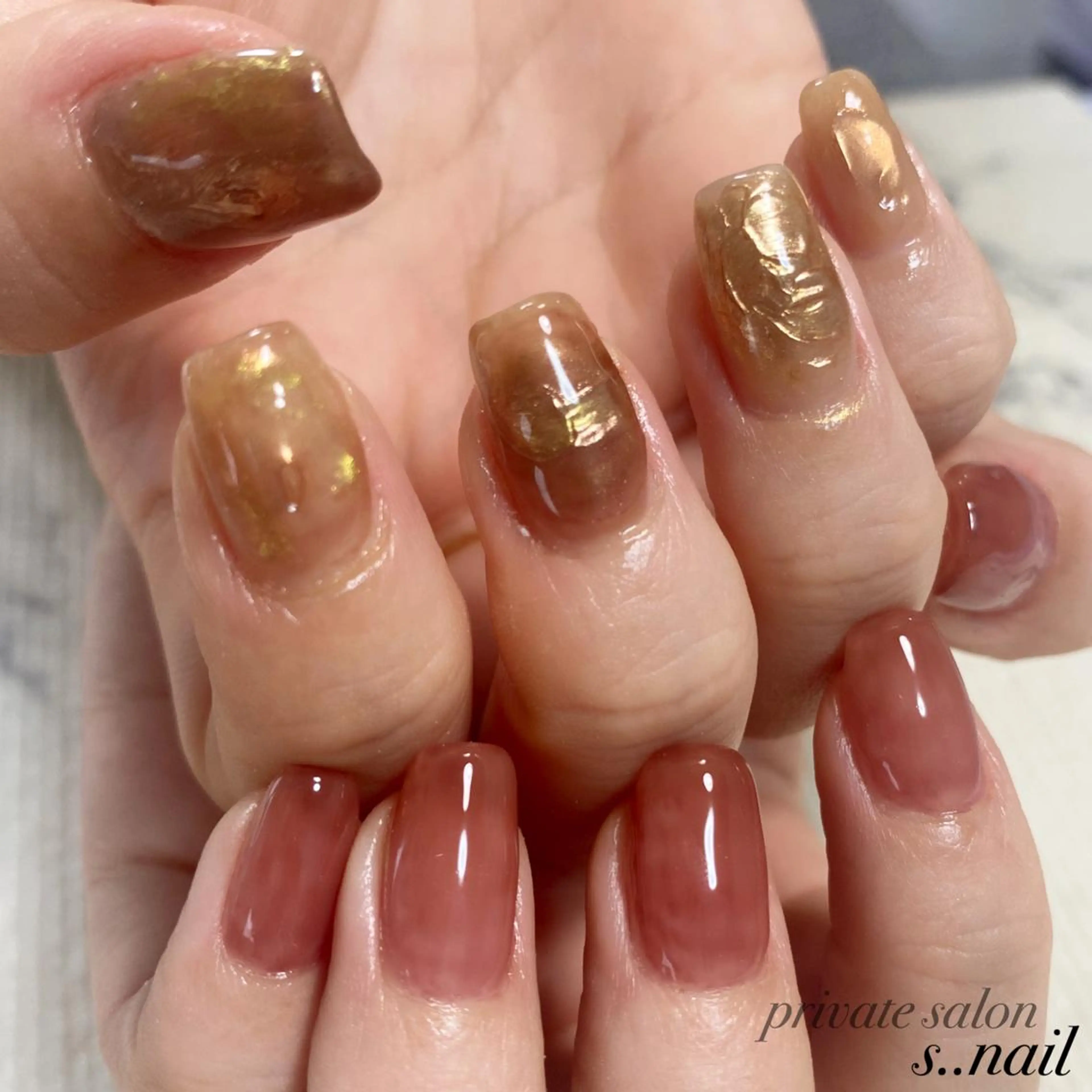 ネイル ニュアンスネイル ハンドネイル フットネイル s..nail / MORITAのネイルデザイン