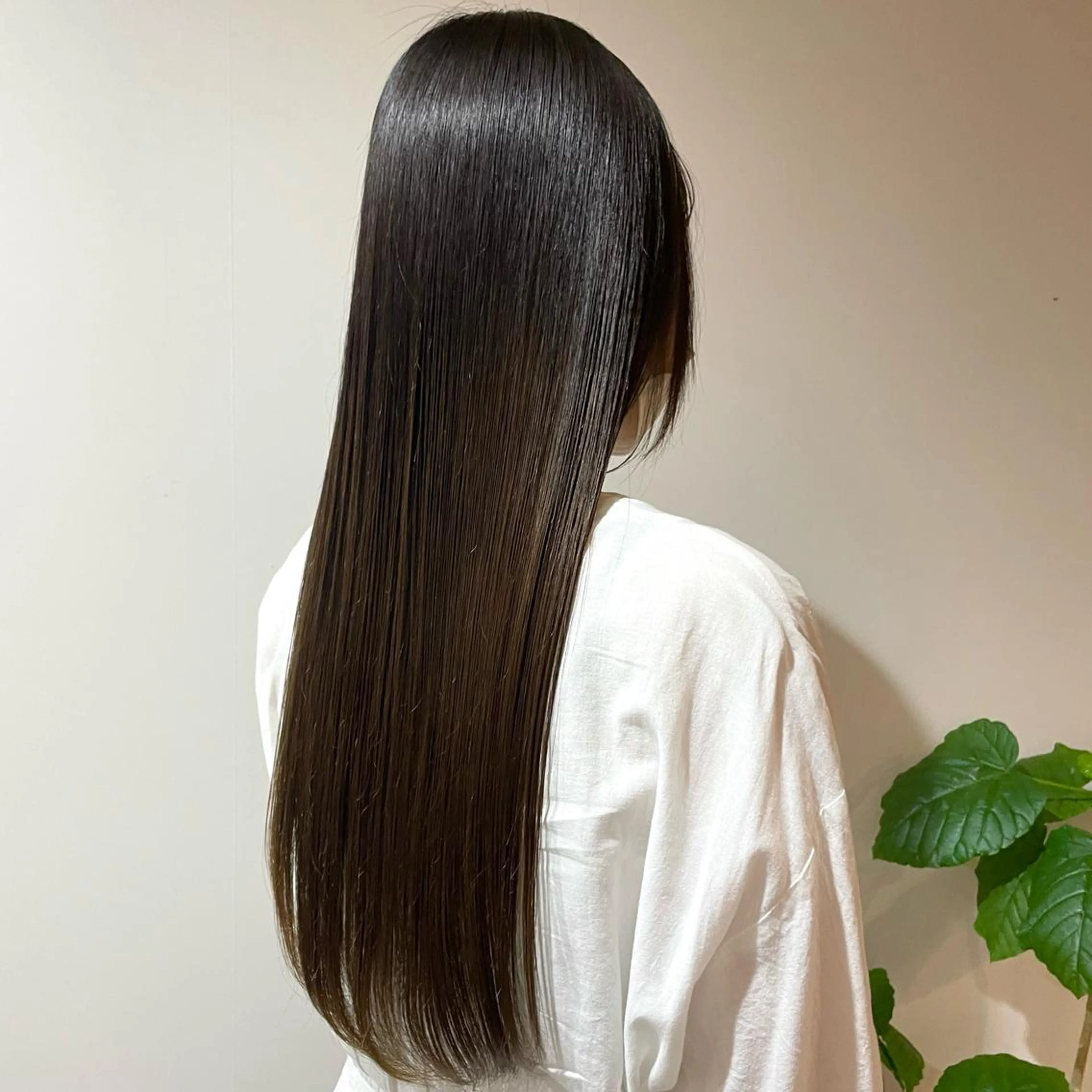 ロング パーマ 縮毛矯正 ミズタ マイのヘアスタイル