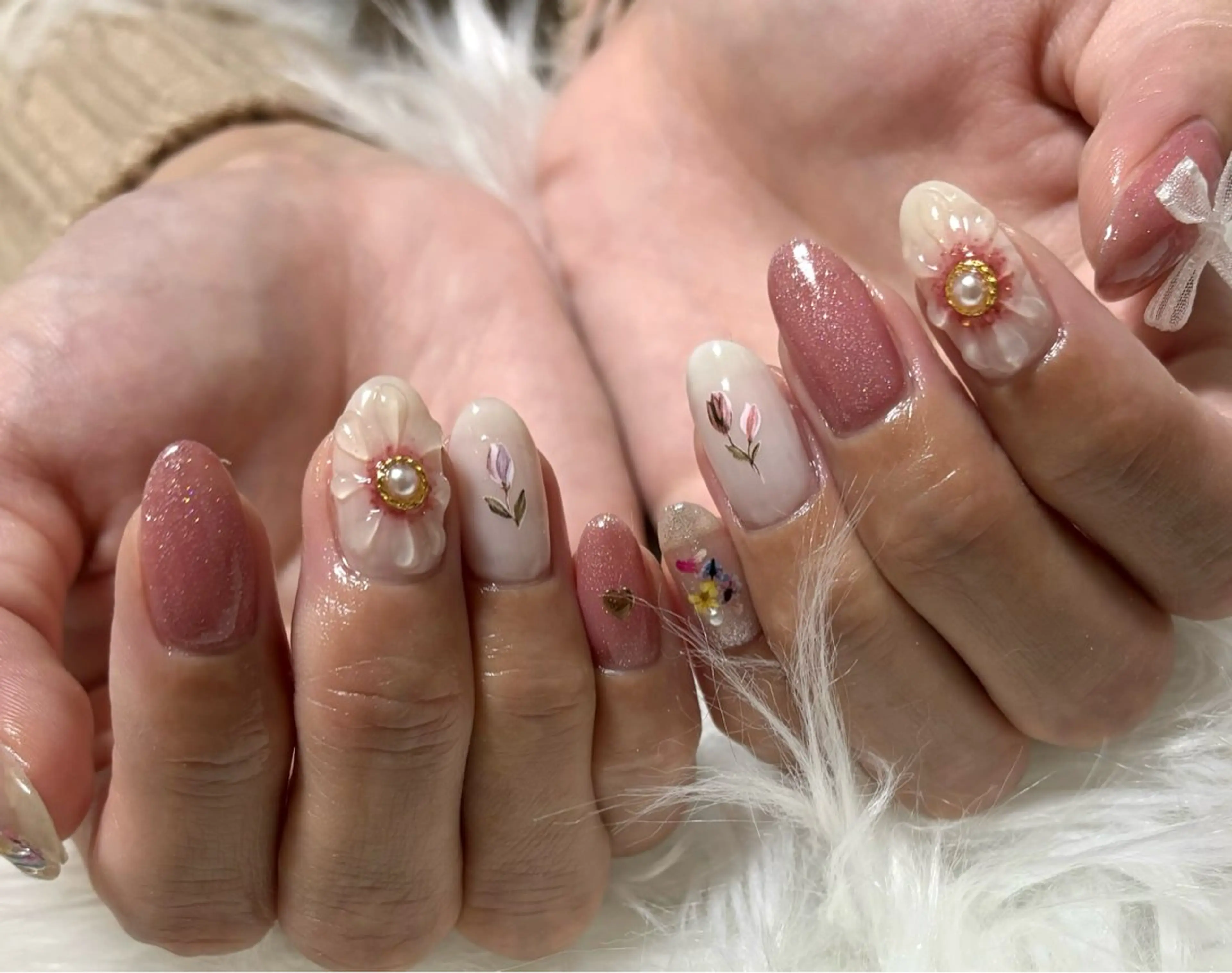 ネイル ハンドネイル nail salon HIRUKANAのネイルデザイン