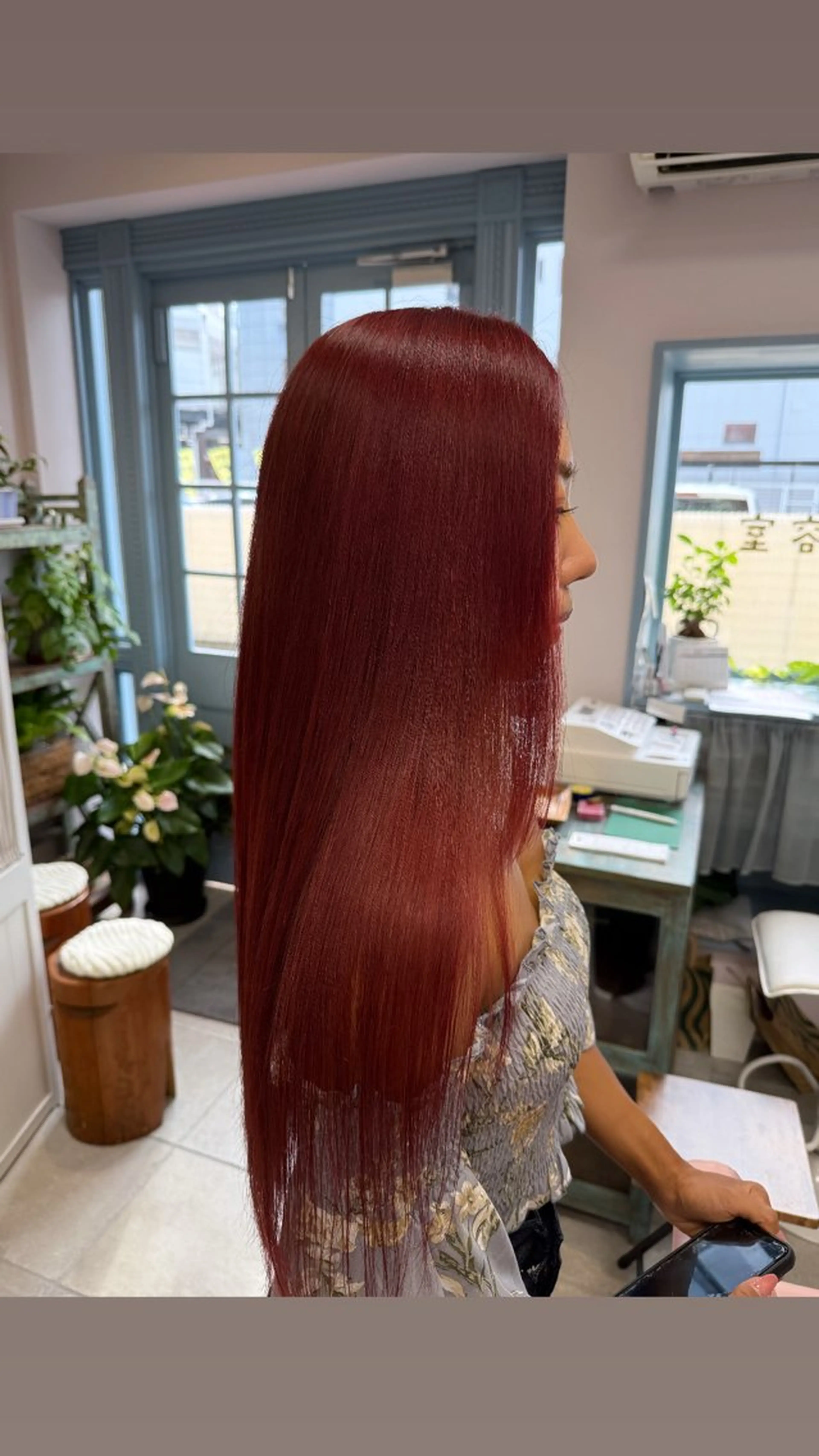 ロング カラー カット ヘアカラー トリートメント Sakura .のヘアスタイル