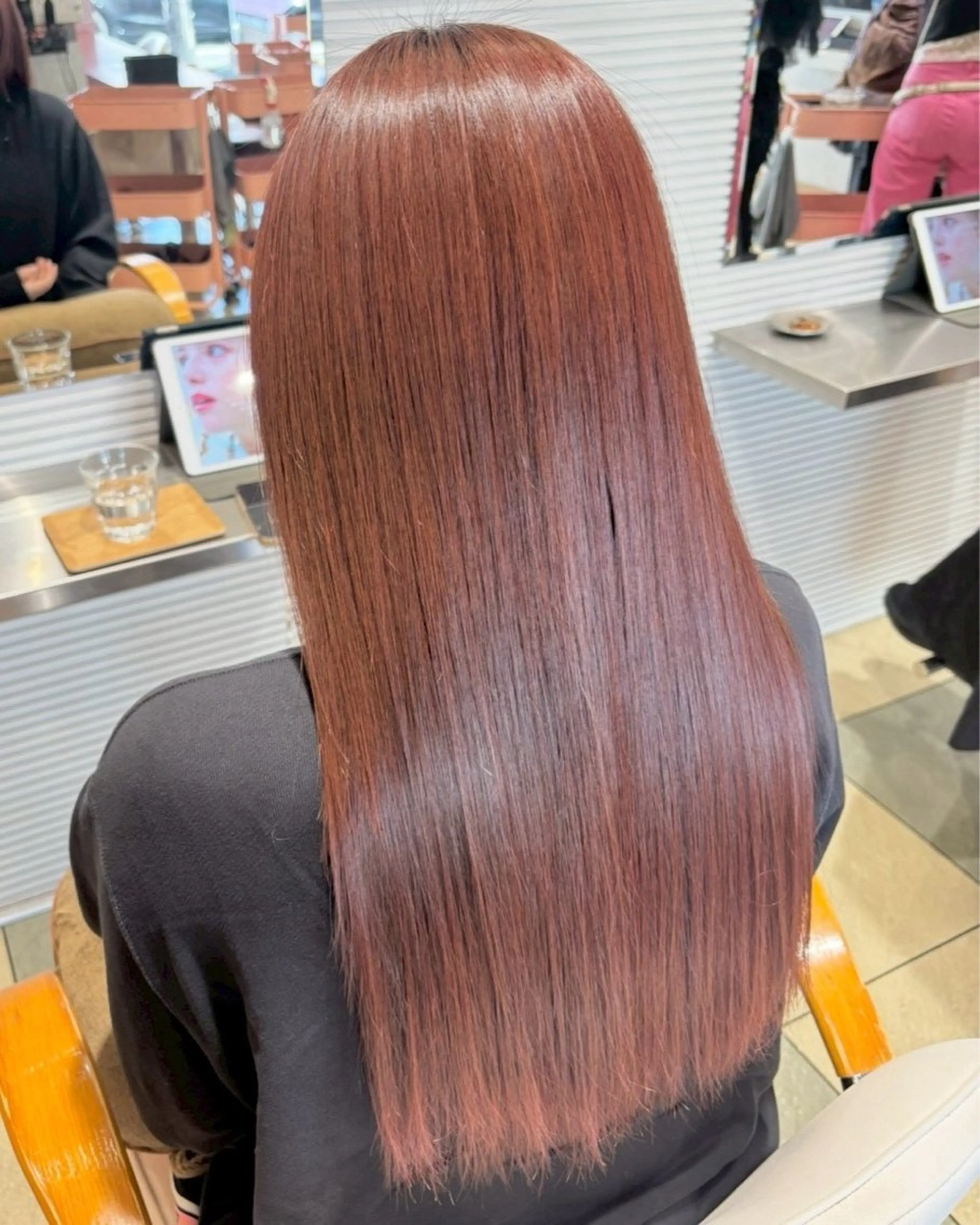 ロング カラー カット ヘアカラー トリートメント ブリーチなし艶カラー /いくののヘアスタイル