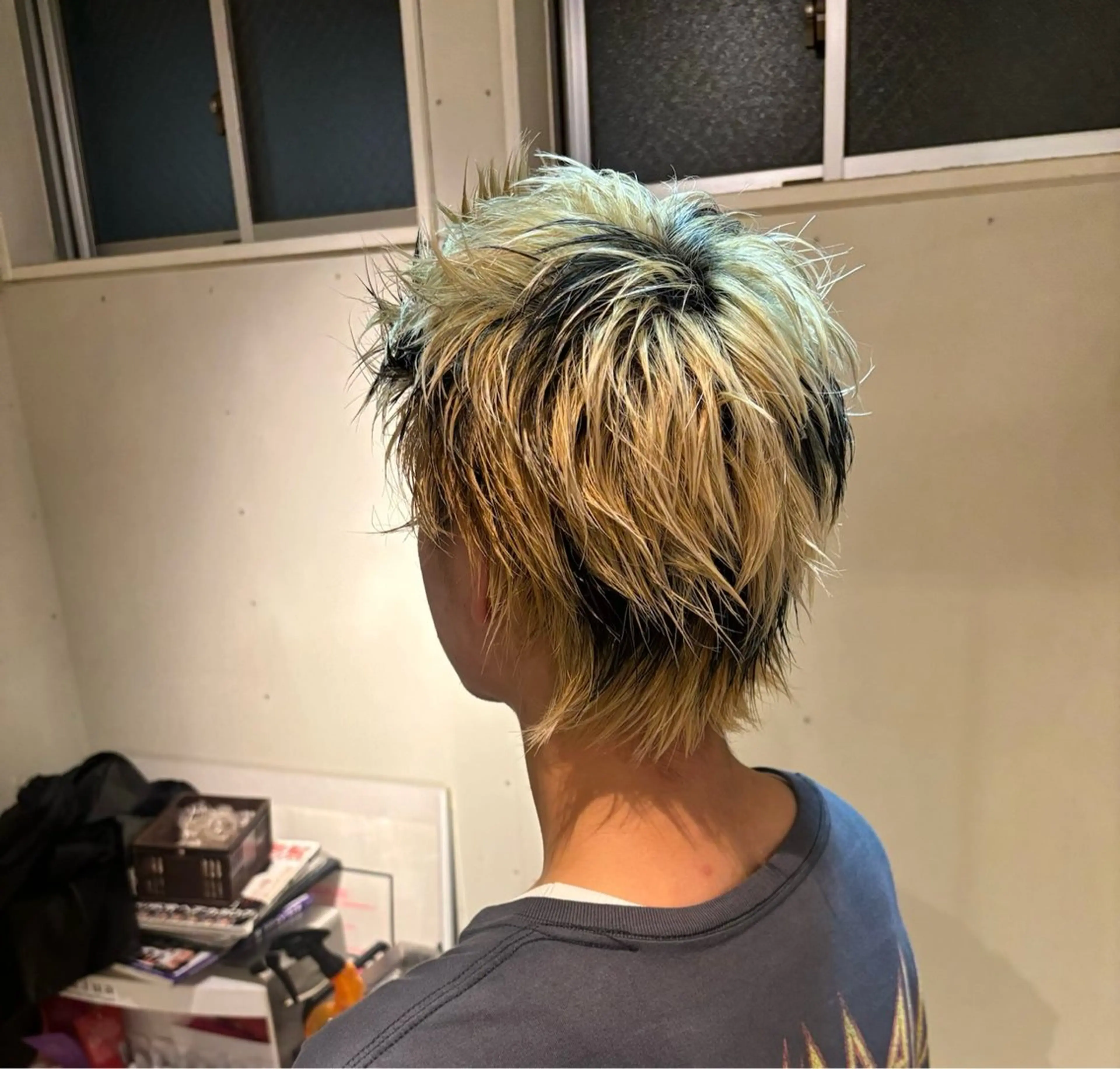 カラー メンズ デザインカラー カット ヘアカラー ヒロキ/メンズカット ・カラーモデル募集中のヘアスタイル