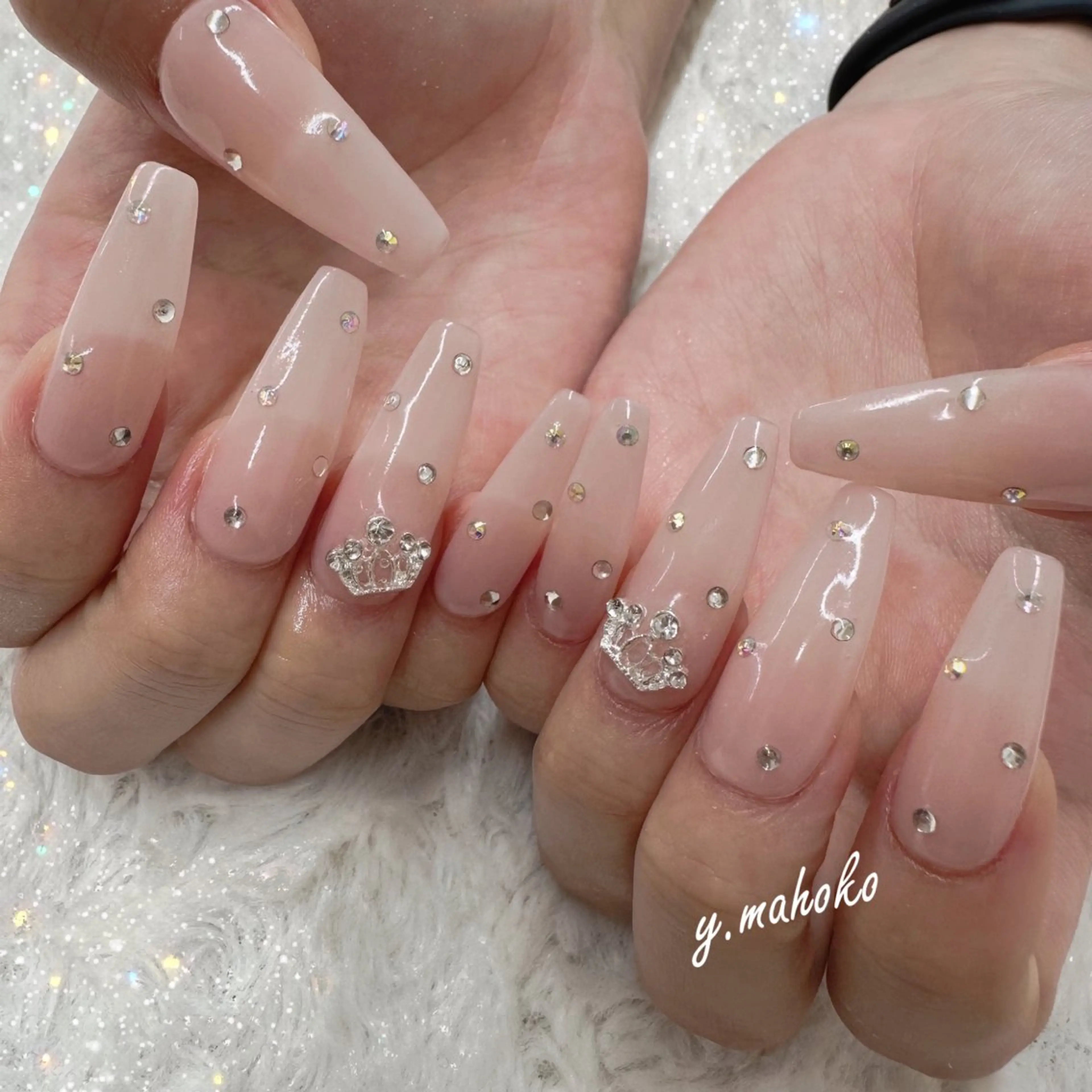 ネイル ハンドネイル She nail studio 原宿所属・パラジェル有/ スカルプ/mahoのネイルデザイン