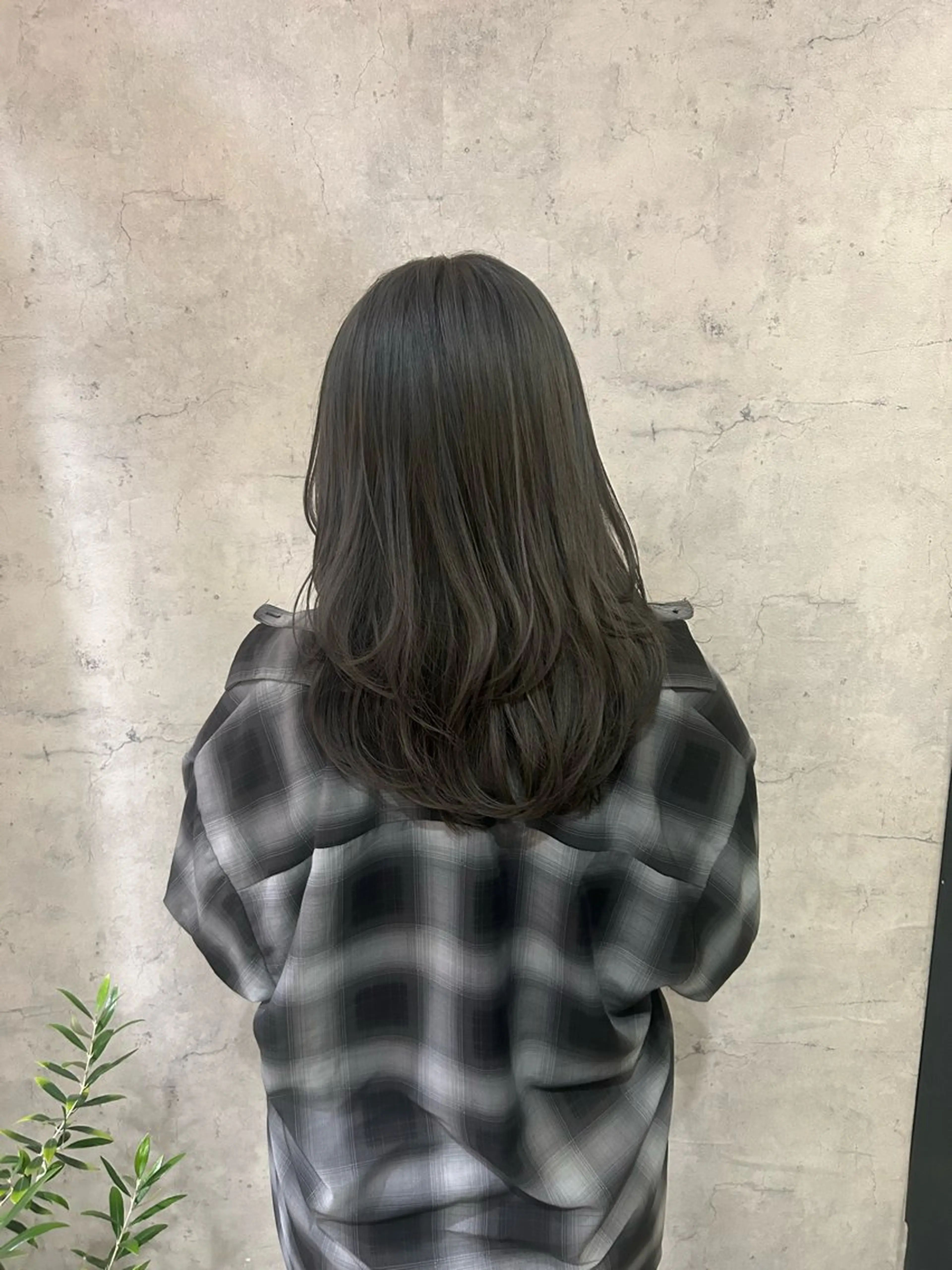 セミロング レイヤーカット カット ボブレイヤー/ ブリーチ/miyuuのヘアスタイル