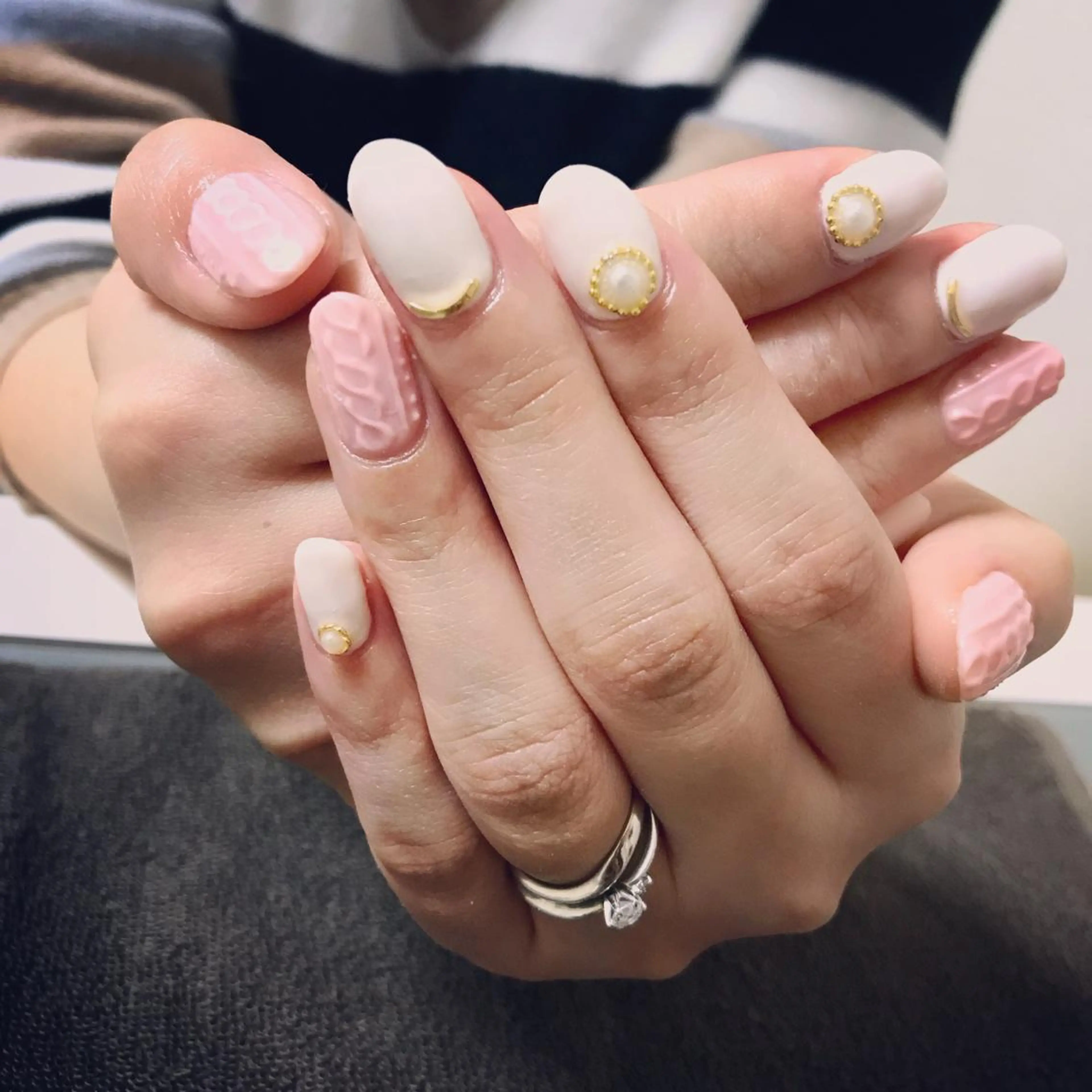 ネイル 長さ出し スカルプネイル ハンドネイル Masuko Yasukaのネイルデザイン