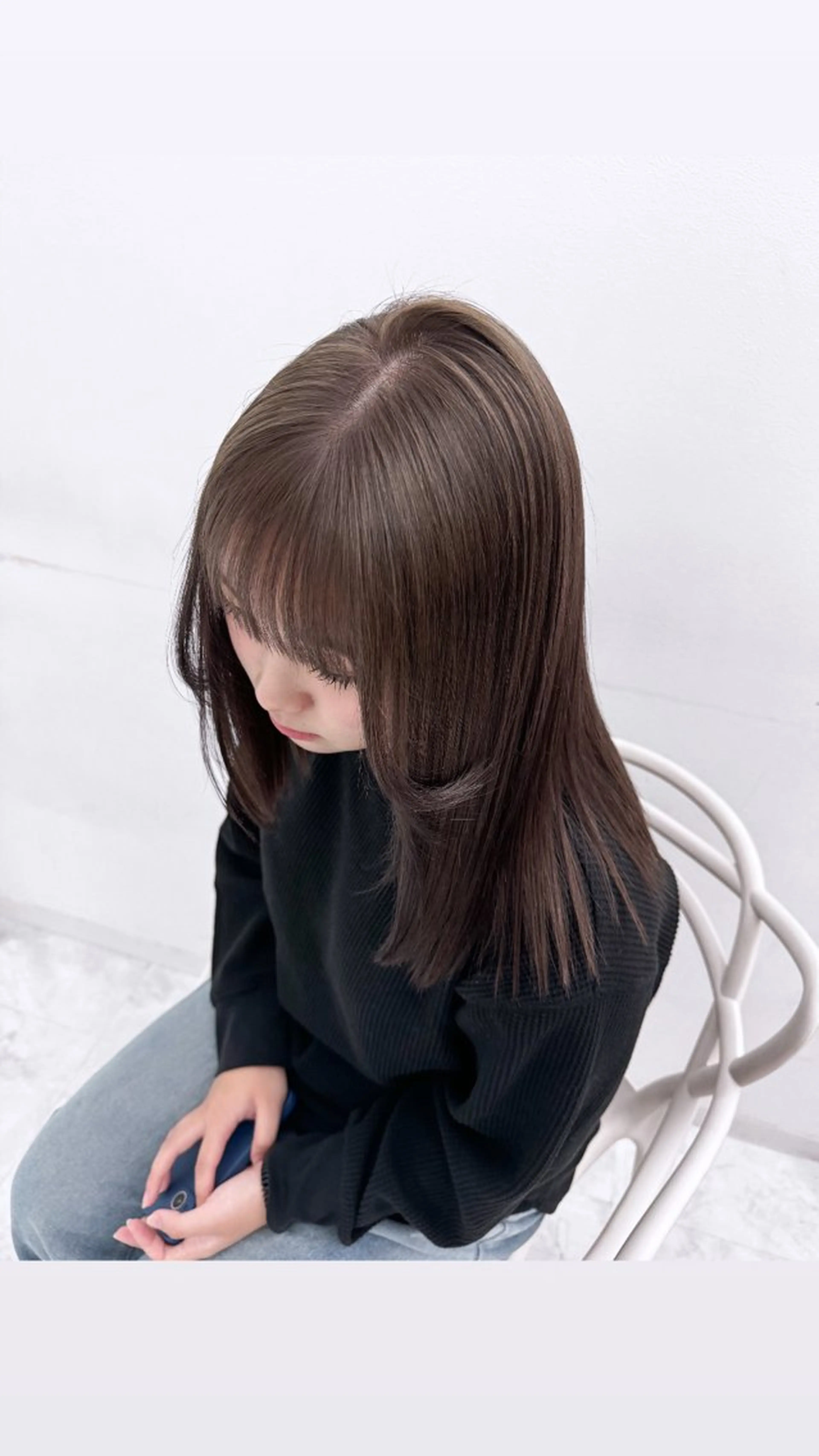 ロング カット ヘアカラー トリートメント GO TODAY 原宿Verno店所属・韓国系支持率No.1 レイヤー特化/きょうのヘアスタイル