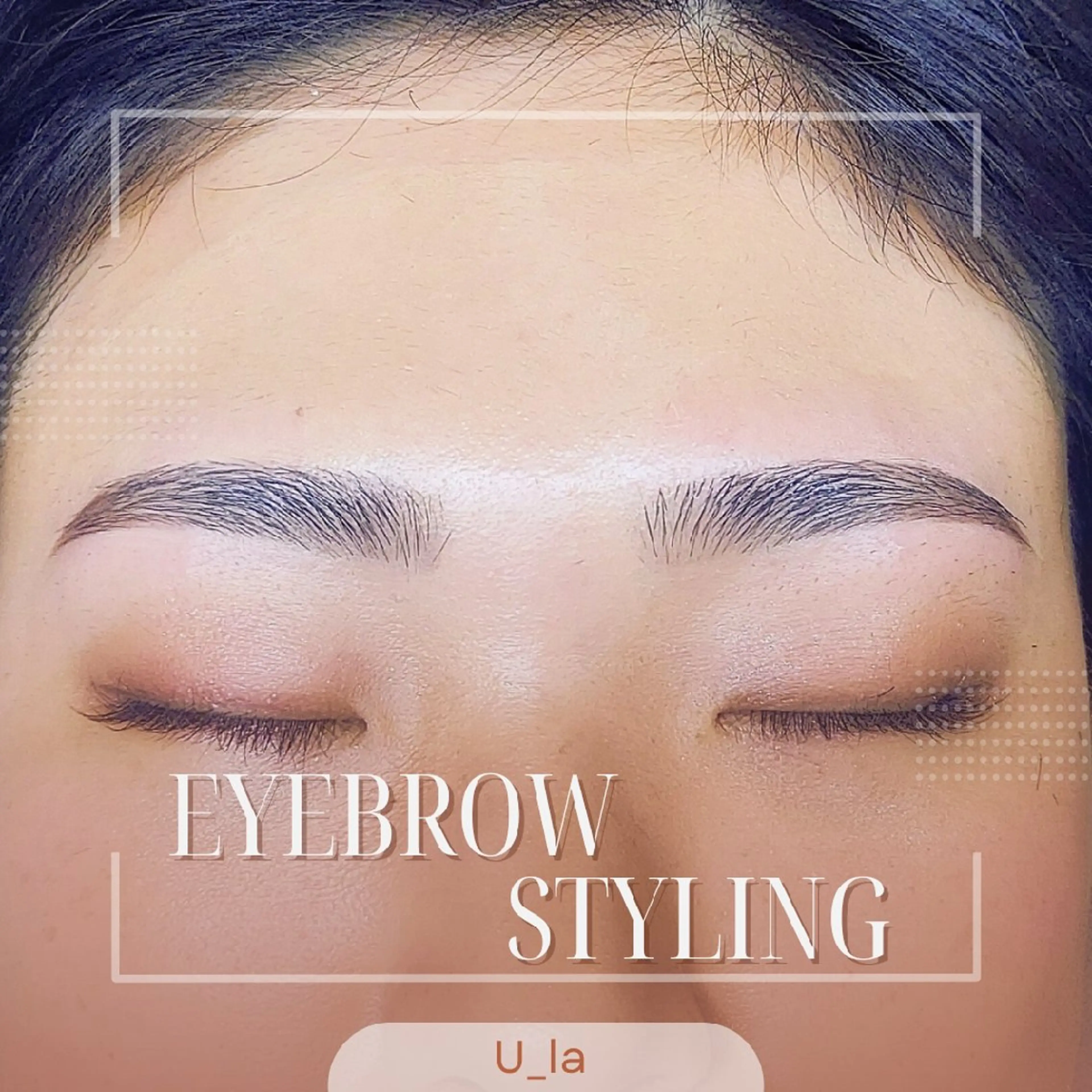 アイブロウ ワックス脱毛 眉カット その他(アイブロウ) U_la所属・U_la [ウーラ] 片岡の眉毛・アイブロウイメージ