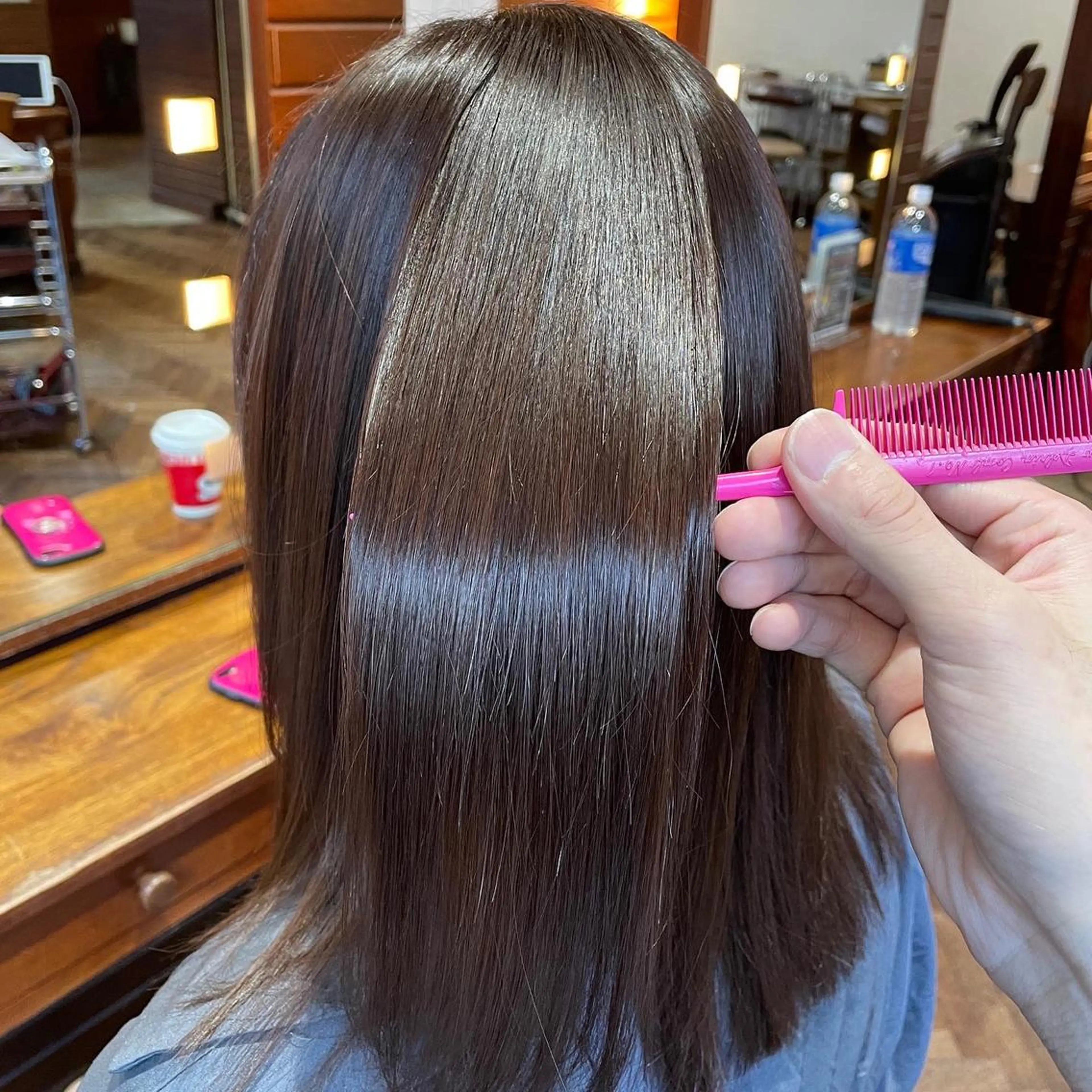 ミディアム stylist YUTOのヘアスタイル