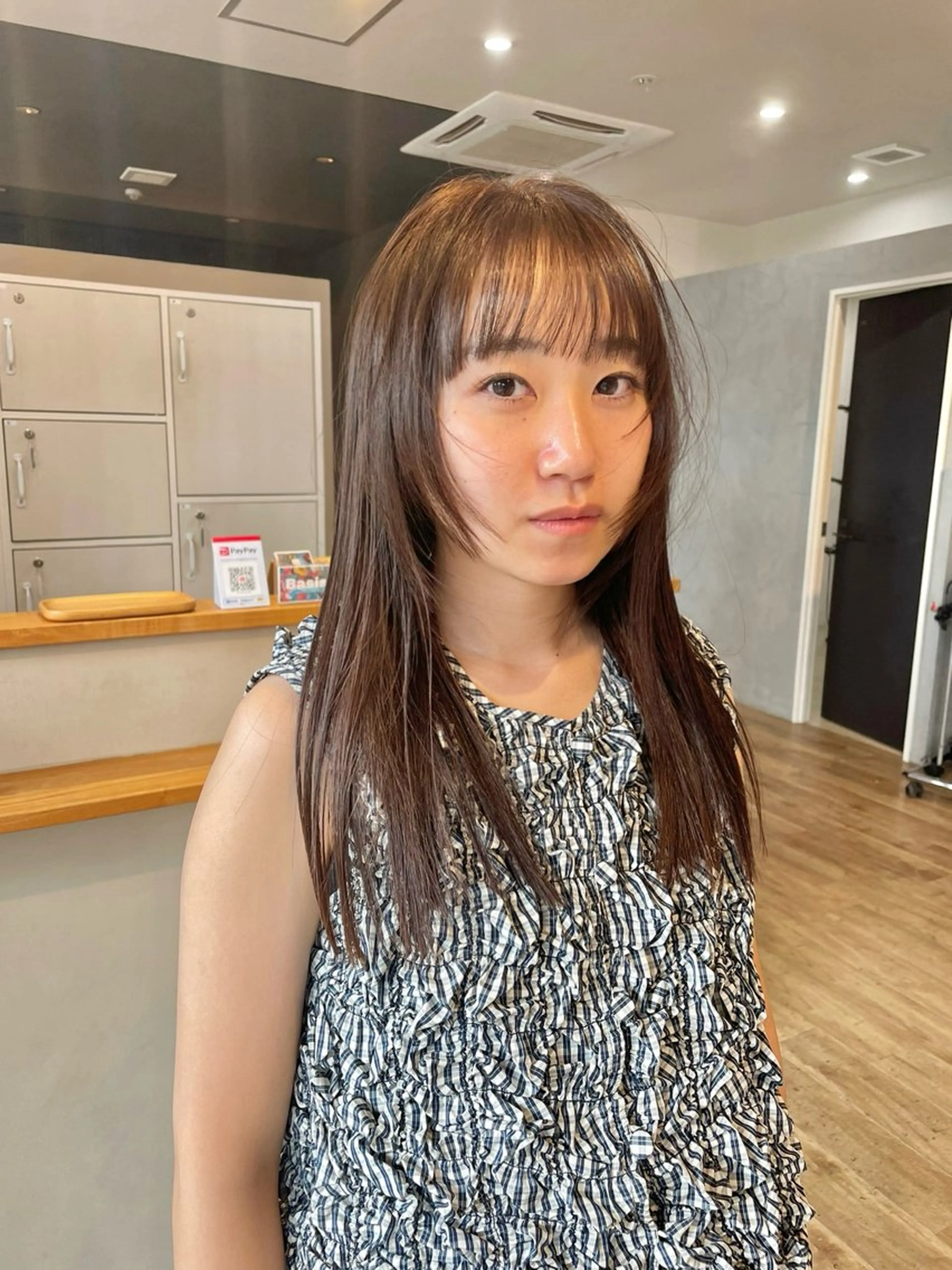 セミロング カラー カット ヘアカラー トリートメント Basis 田口豪司のヘアスタイル