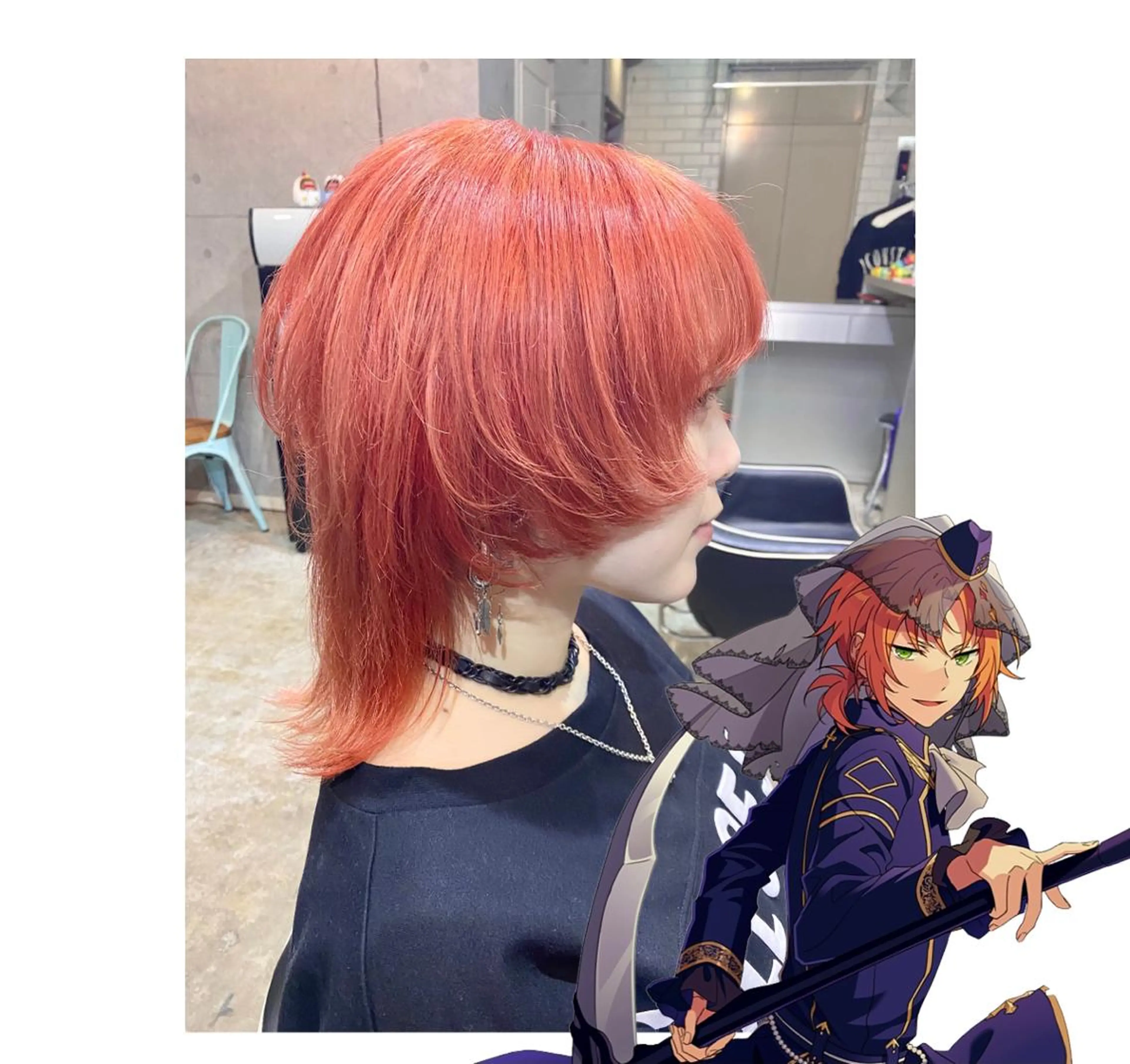 ショート カラー ヘアカラー GARU-ガル-所属・TSUNO🦖 派手髪/オタク美容師のヘアスタイル