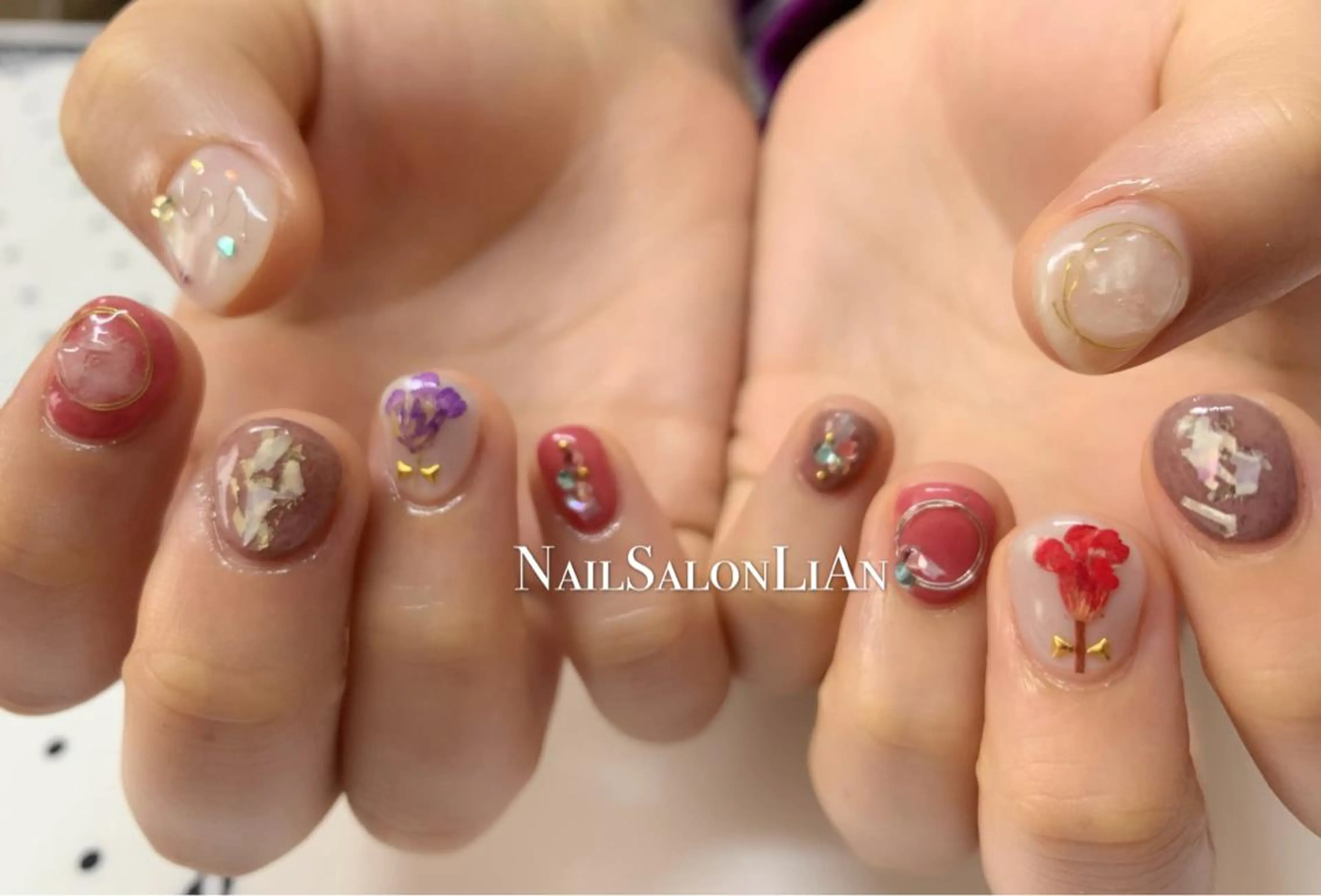 ネイル 持ち込み NailSalon LiAnのネイルデザイン