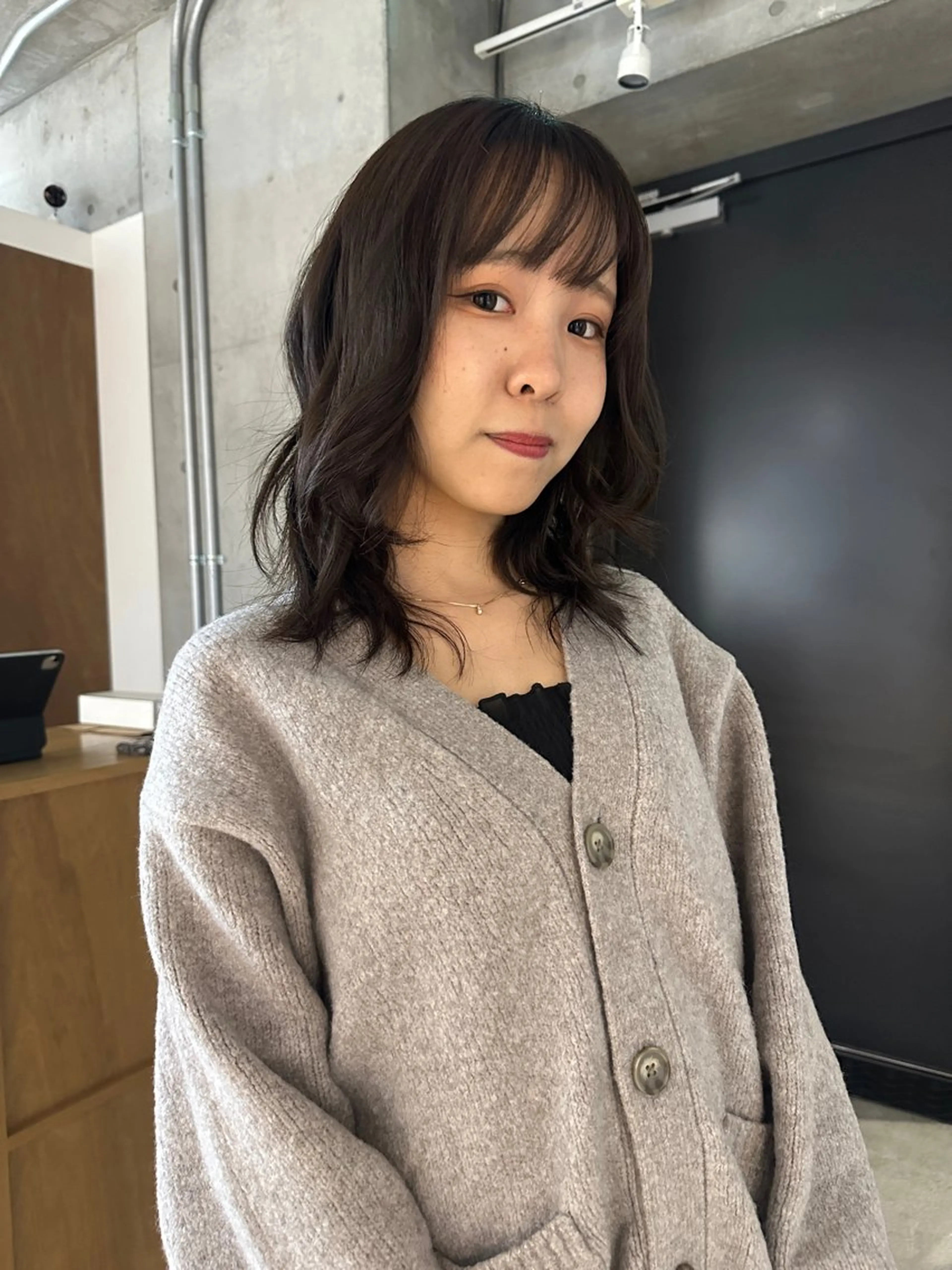 ミディアム ヘアカラー トリートメント 中里　凜 /自由が丘のヘアスタイル