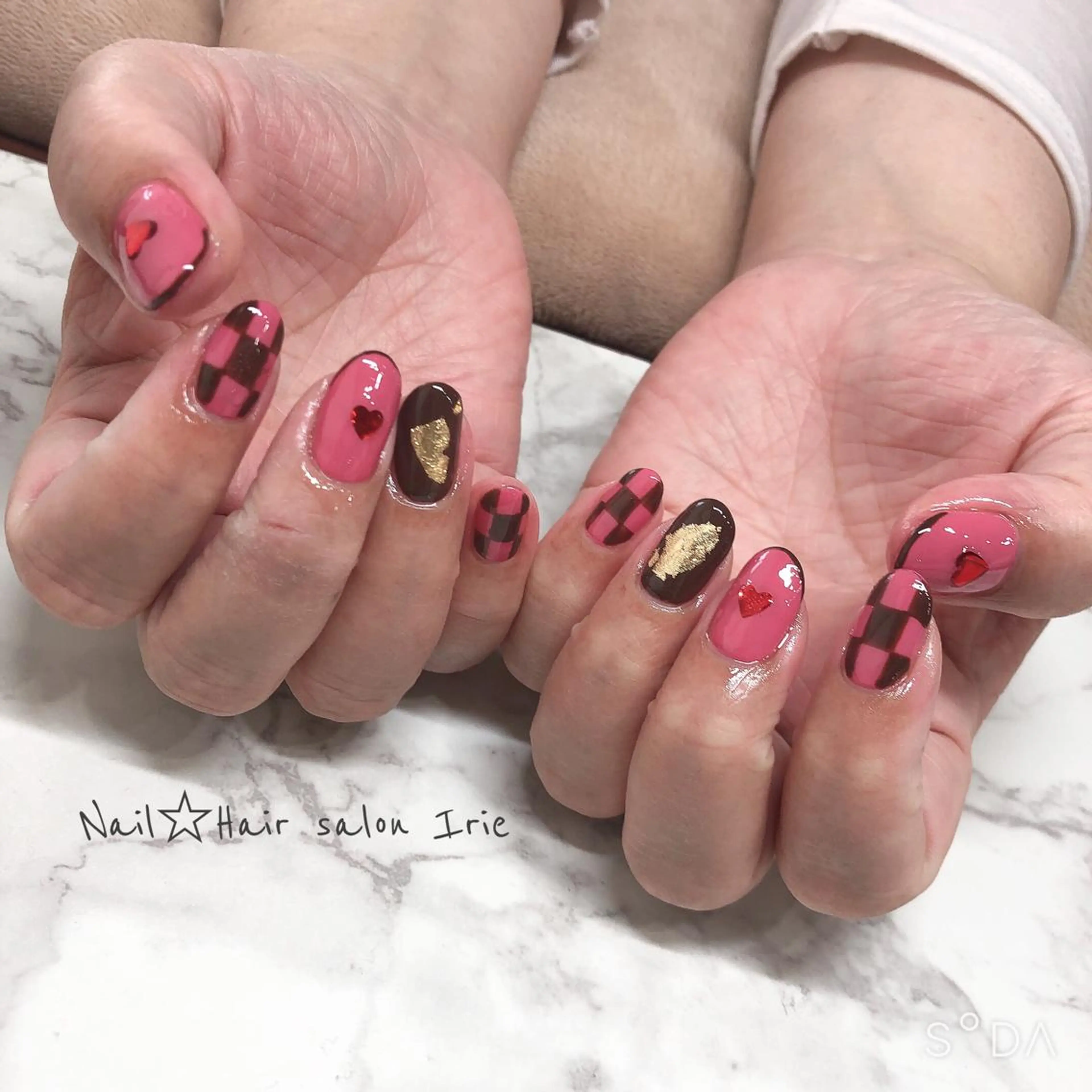 ネイル ハンドネイル Hair salon Irie所属・與儀 知佳のネイルデザイン