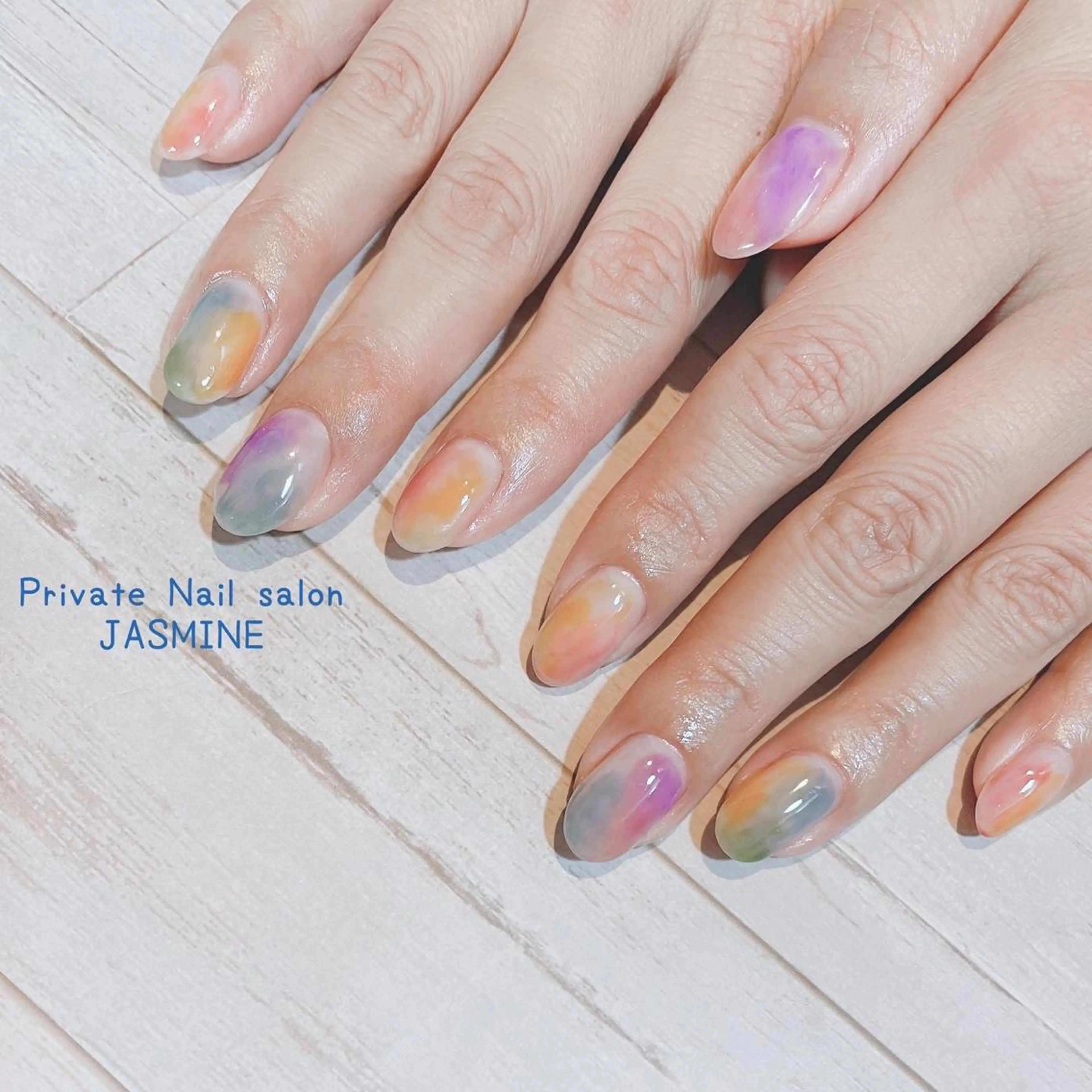 ネイル ニュアンスネイル ハンドネイル Nail salon JASMINEのネイルデザイン