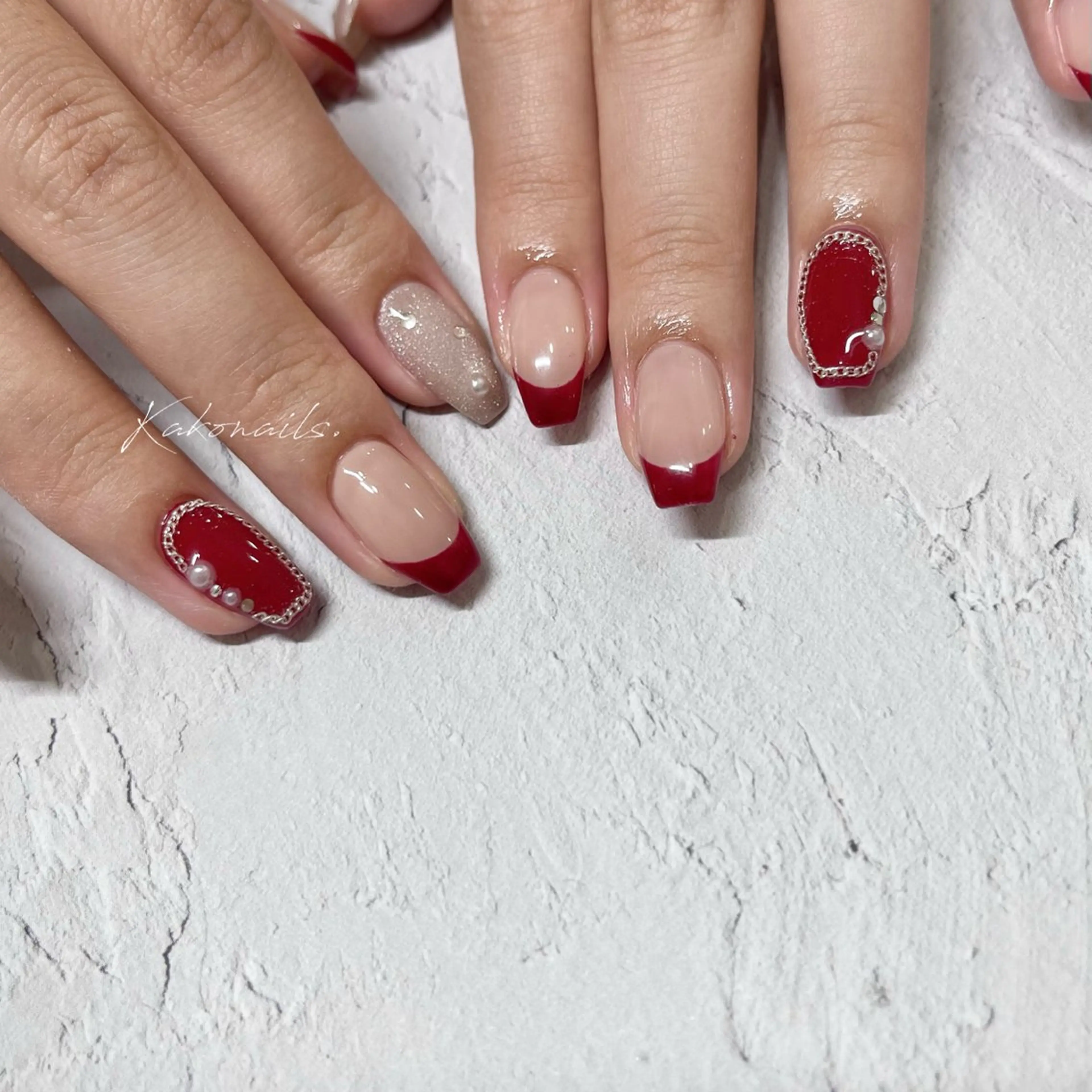 ネイル ハンドネイル フットネイル KAKO momo京橋のネイルデザイン