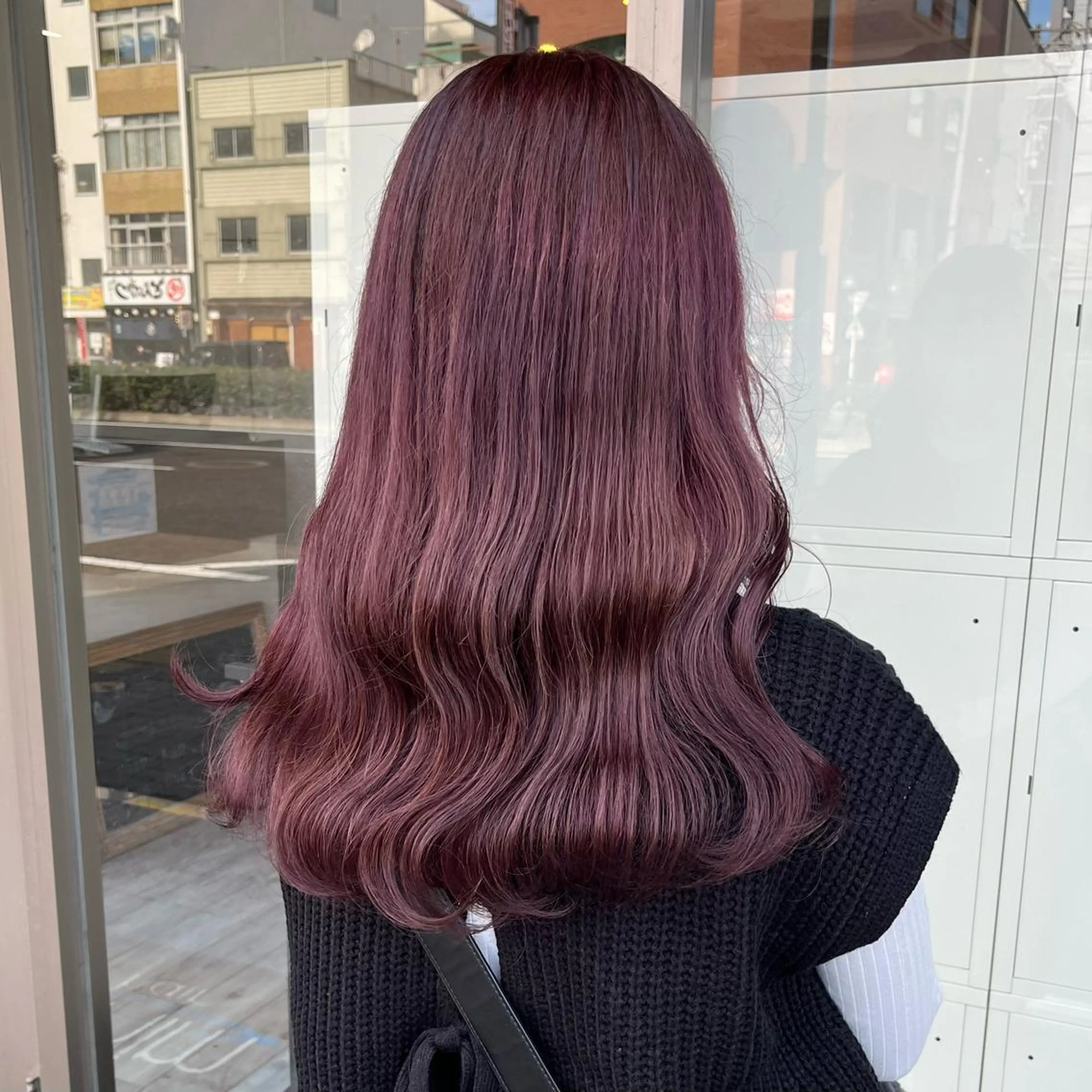 ロング カラー あ あのヘアスタイル