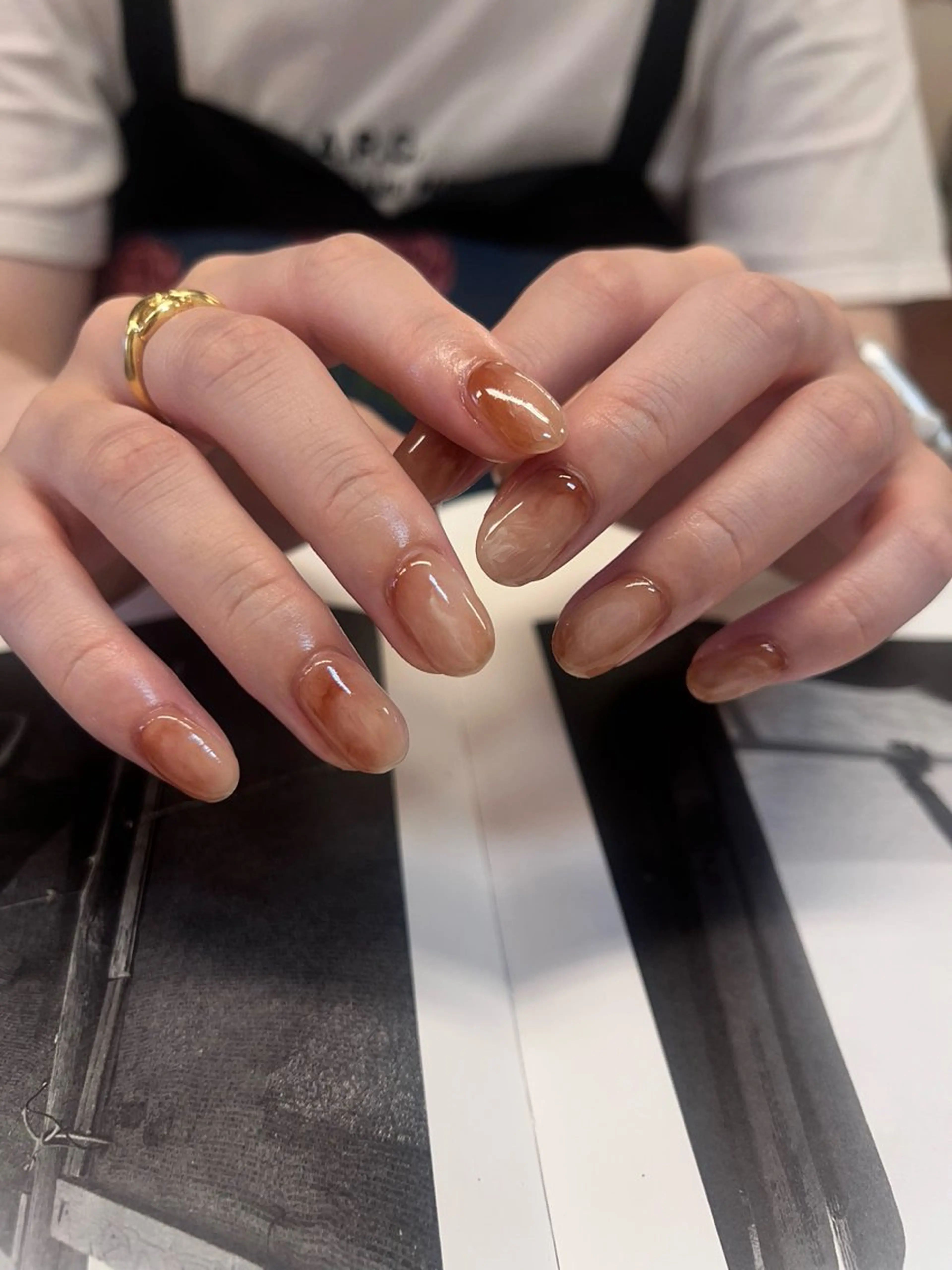 ネイル ニュアンスネイル シンプルネイル shion .のネイルデザイン