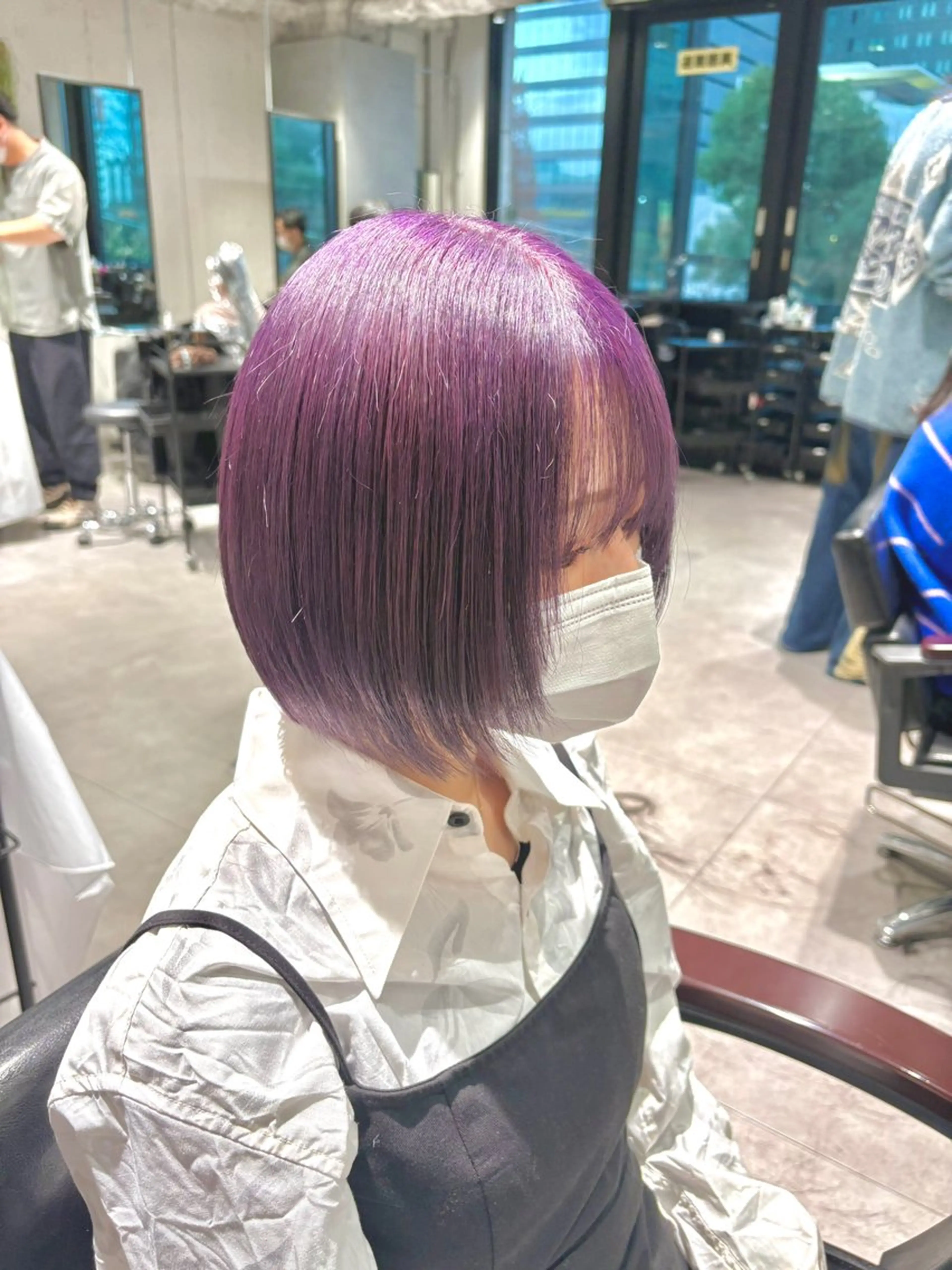 ショート カラー カット ヘアカラー トリートメント CHERIM ❤️‍🔥新家光葉のヘアスタイル