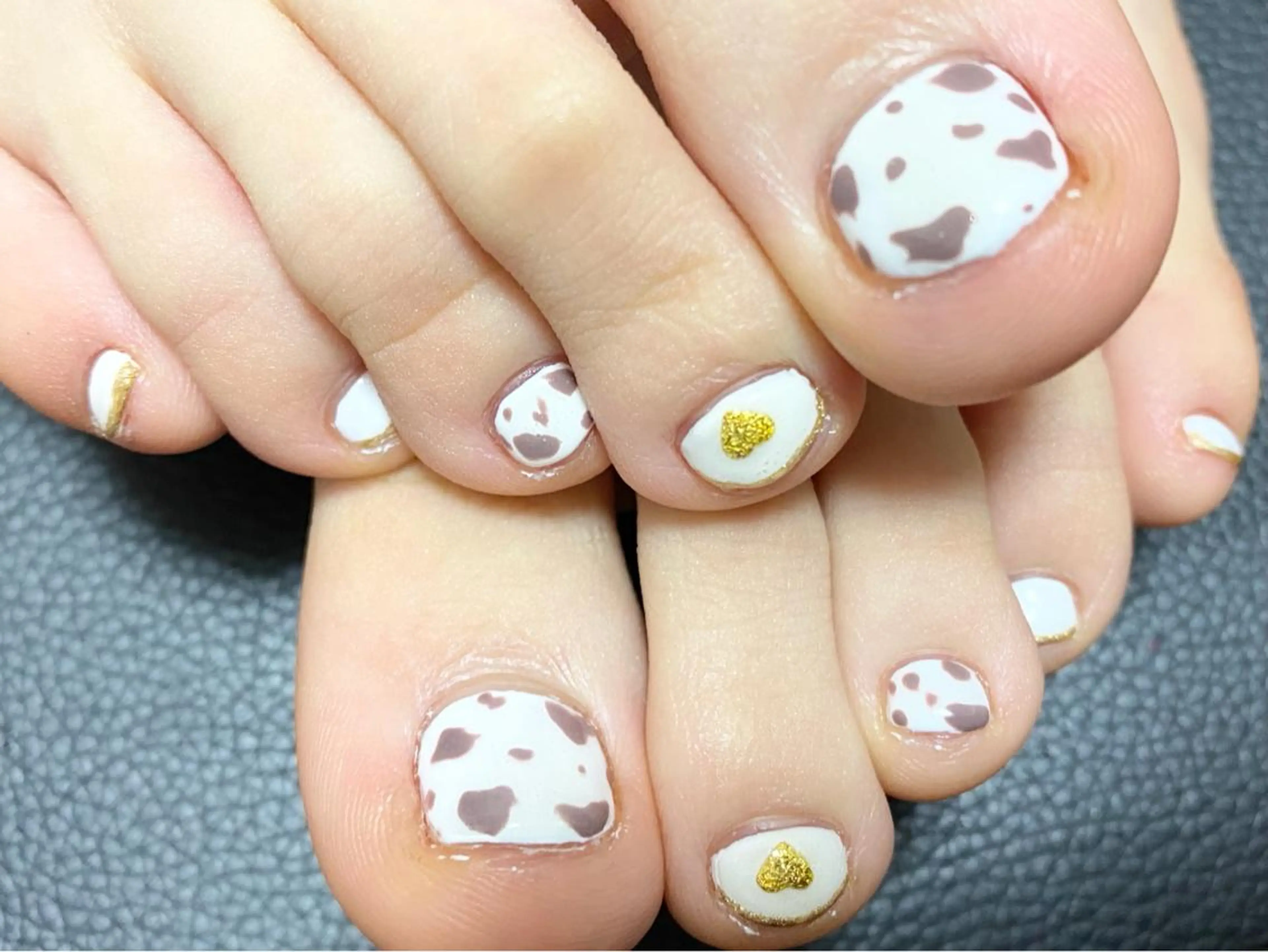 ネイル フットネイル ジェルネイル 冬ネイル フットネイル リラネイル所属・福田 美代子のネイルデザイン