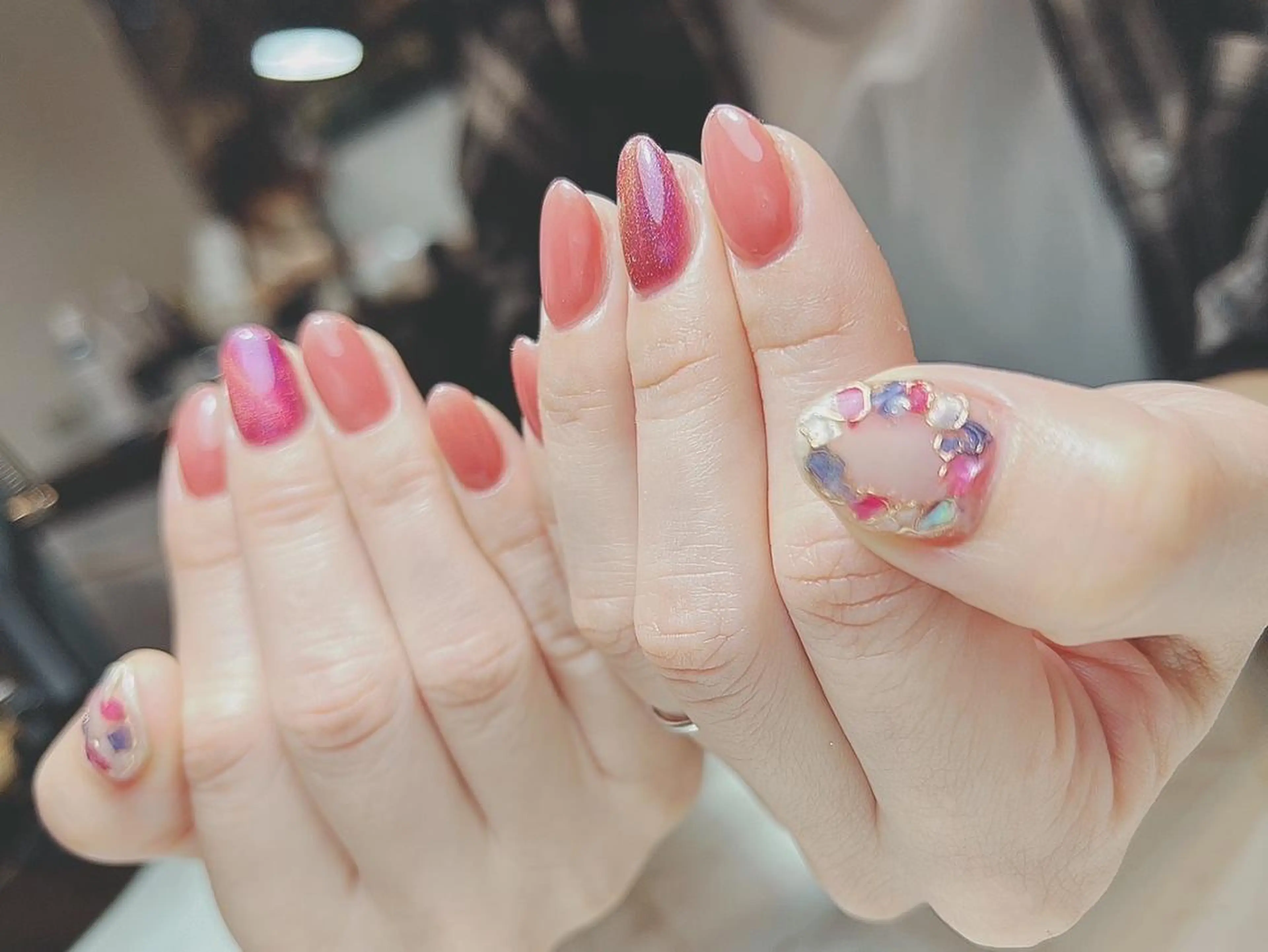 ネイル グラデーション Nailist Honamiのネイルデザイン