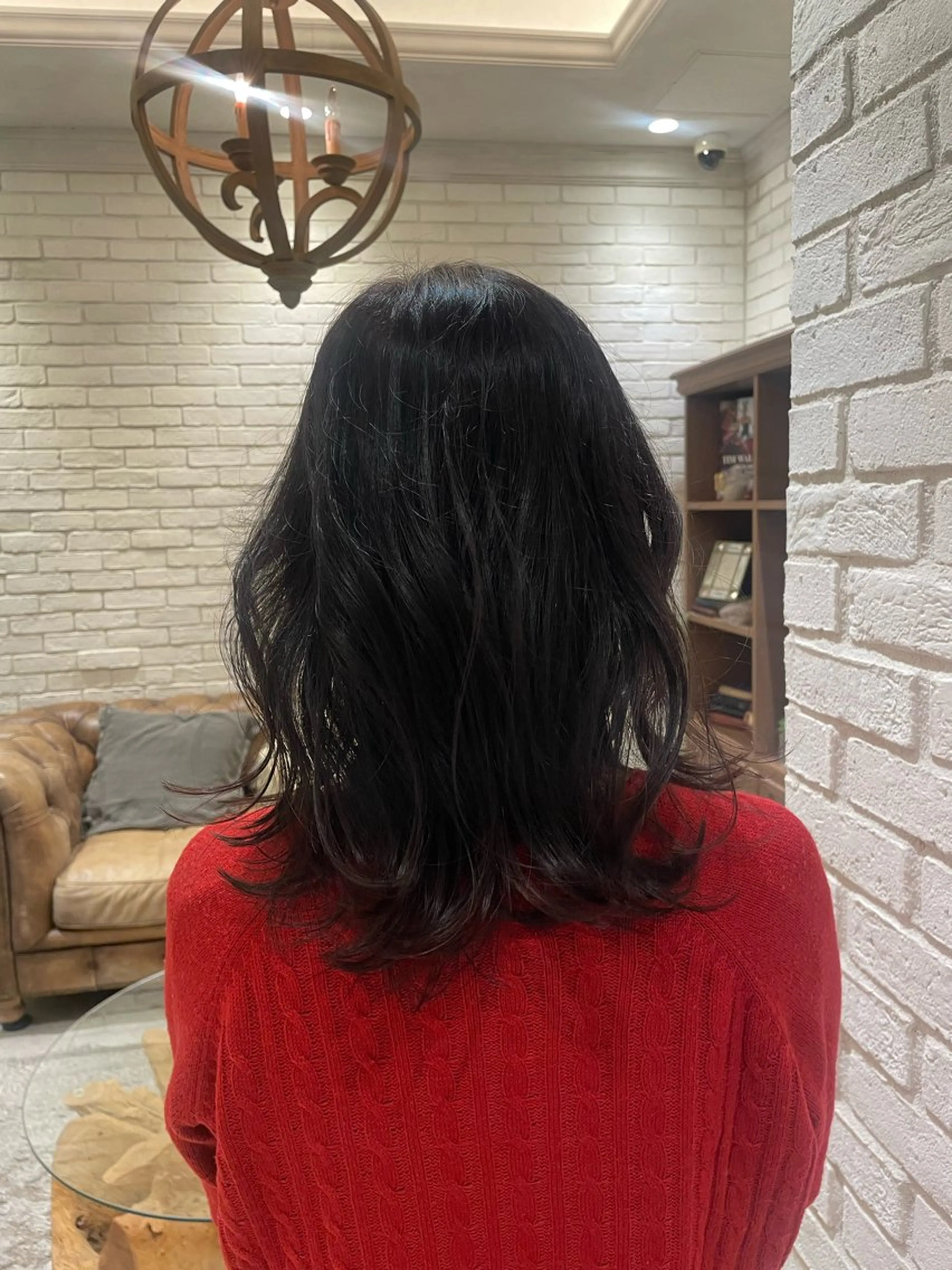 ミディアム シモカワ マシロのヘアスタイル