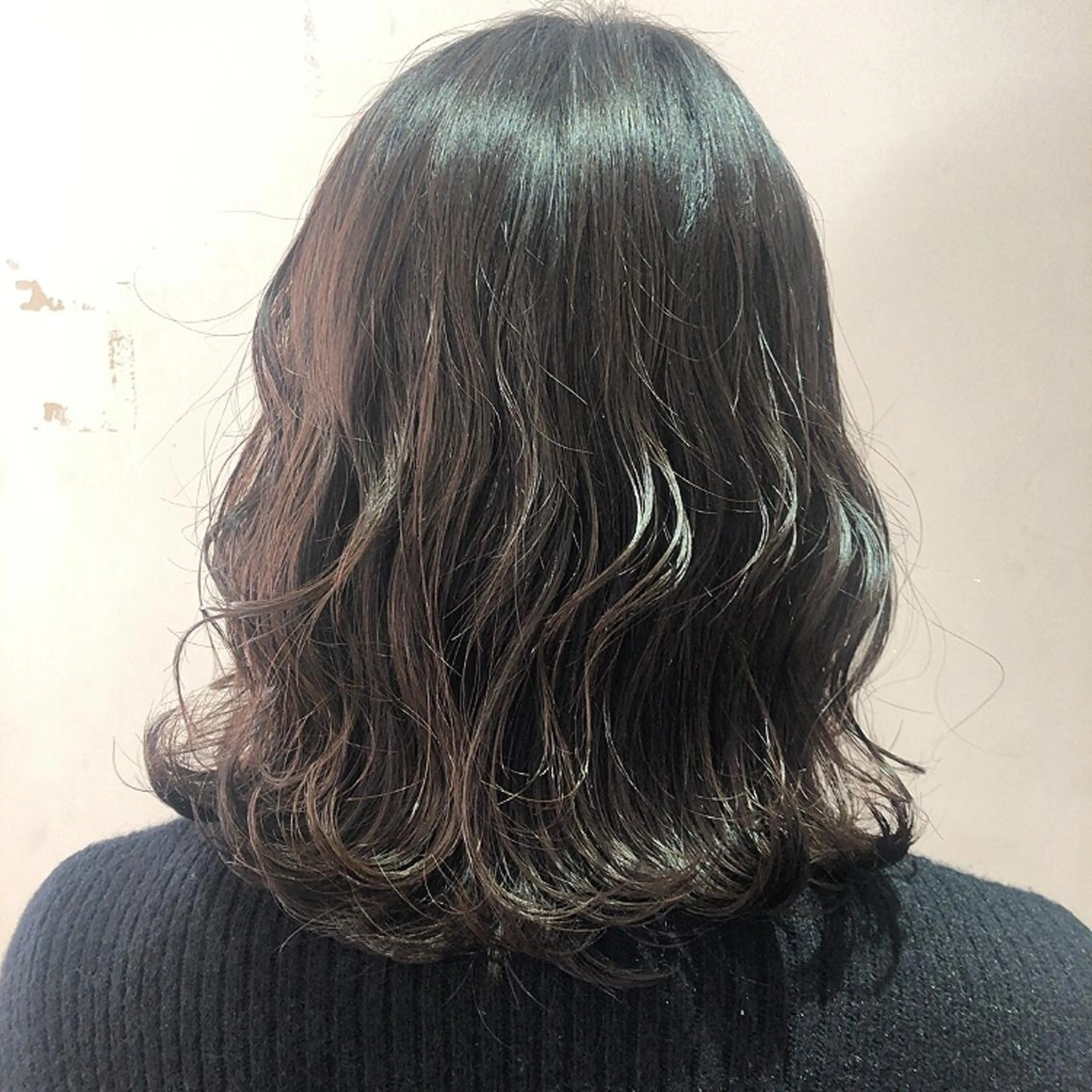 ミディアム ボブレイヤー ボブ レイヤーカット 💚 nao💚のヘアスタイル