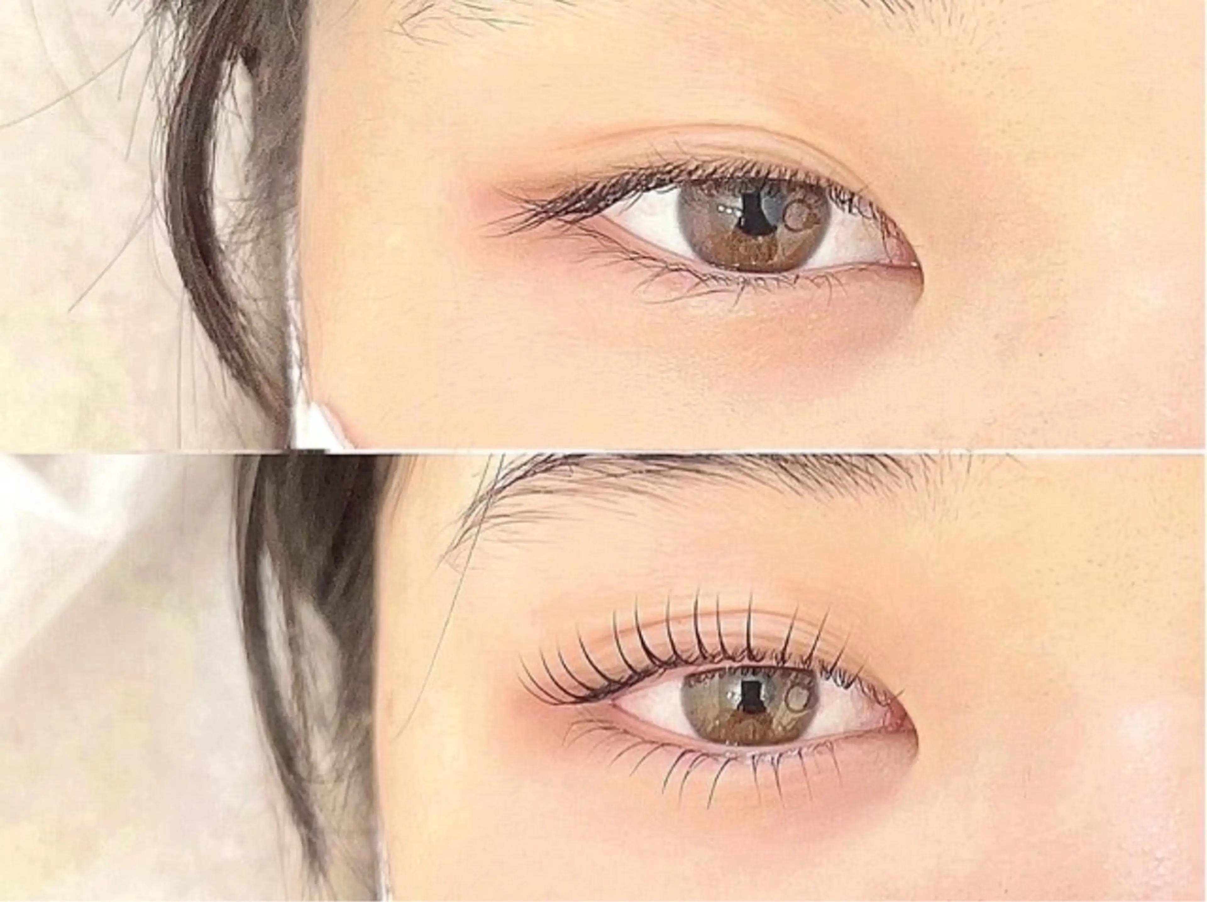 上下ナチュラルまつ毛パーマ🧼の写真