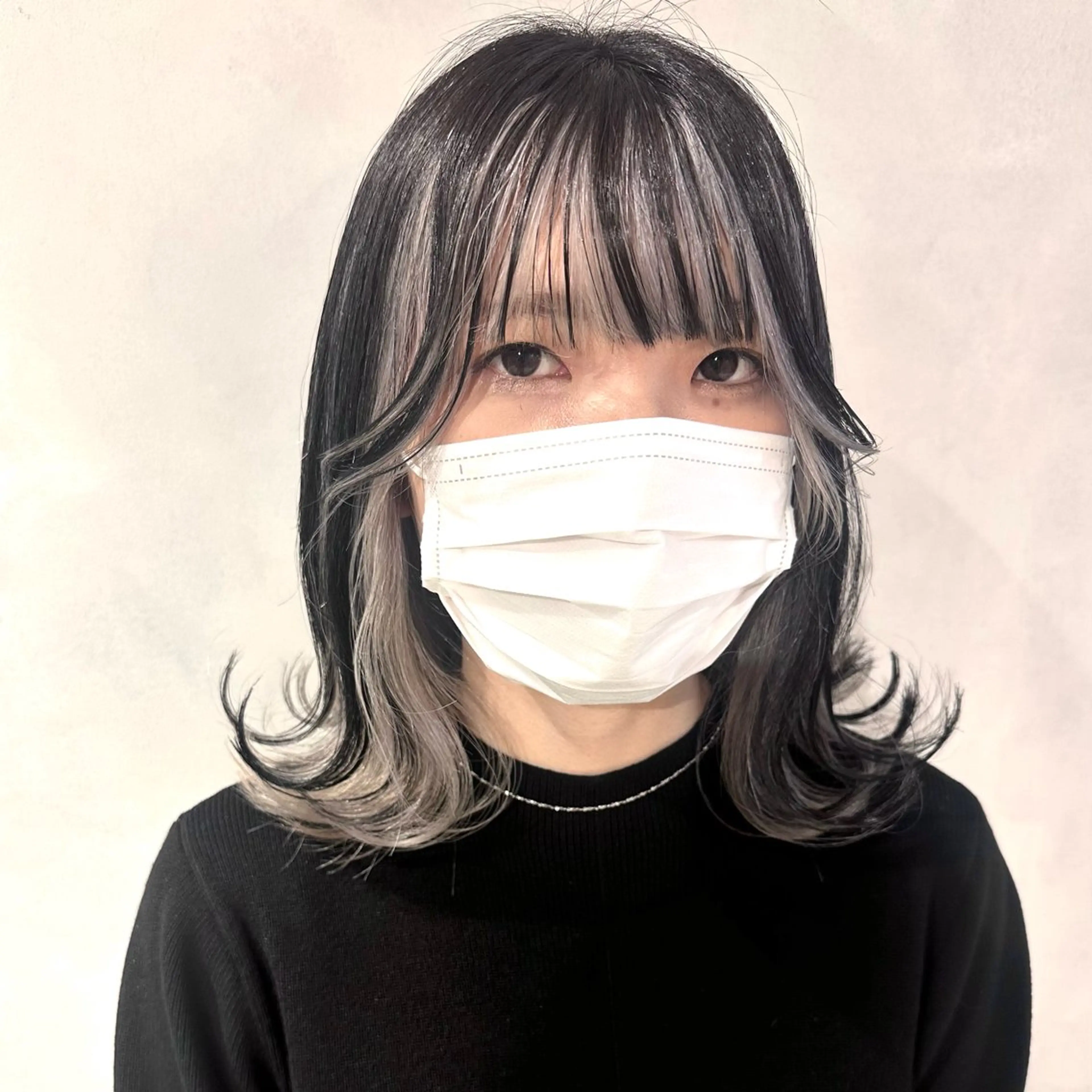 ミディアム カラー カット ヘアカラー トリートメント デザインカラー/パー マ🦖外岡咲希🦖のヘアスタイル