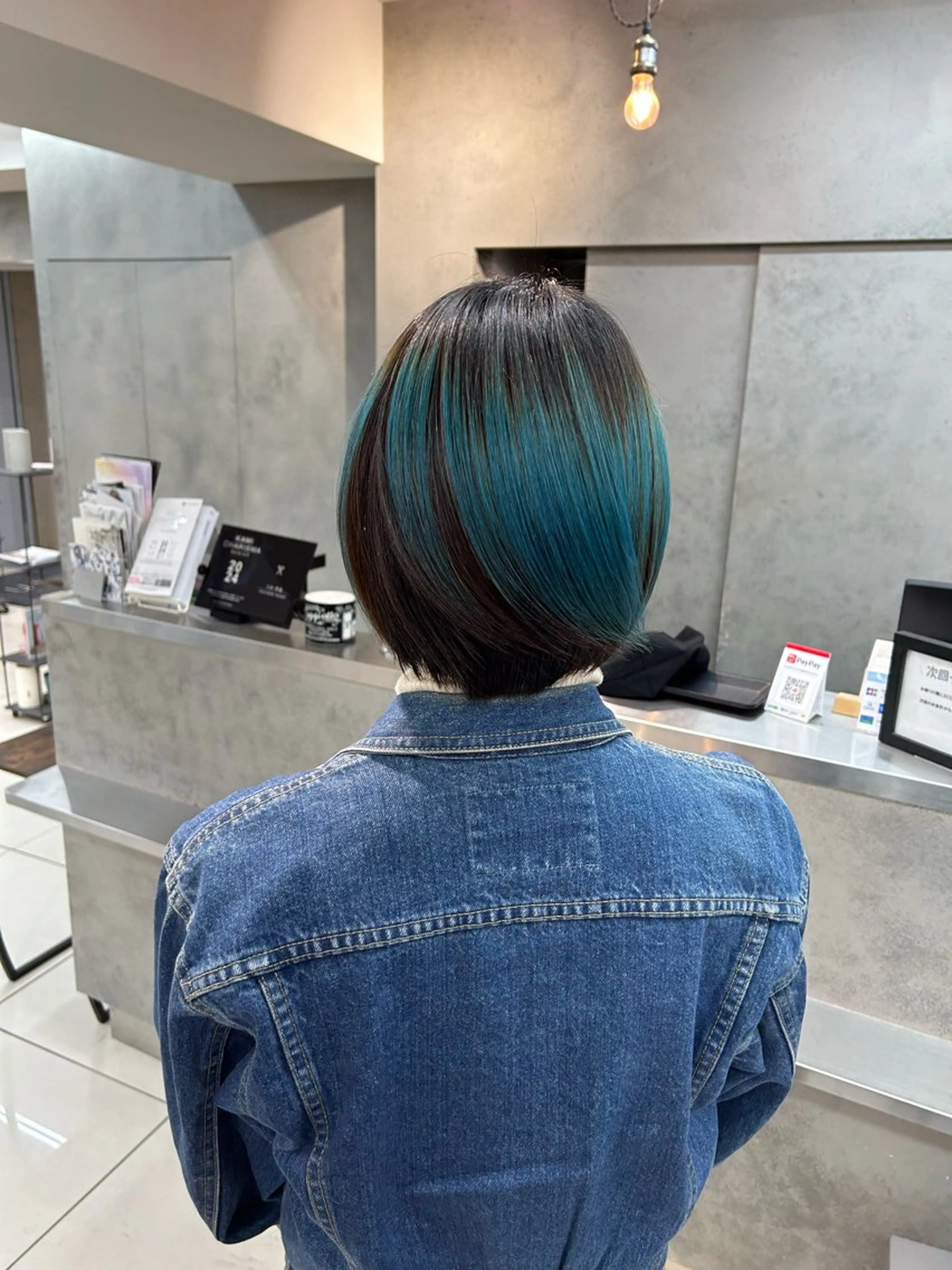 ショート レイヤー×ツヤカラー 渋谷/kougaのヘアスタイル