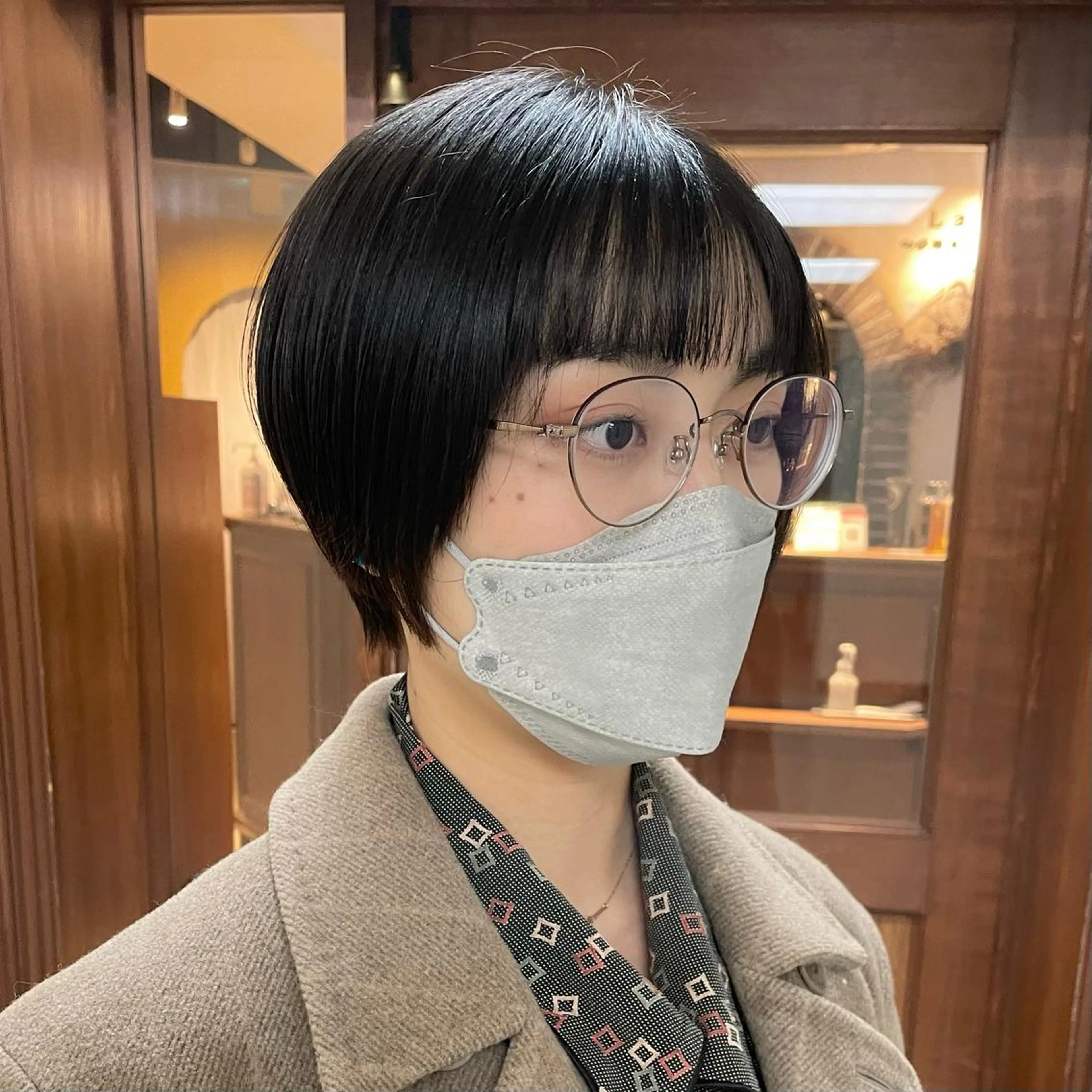 ショート カラー ヘアアレンジ maoブリーチ無し 似合わせカラーのヘアスタイル