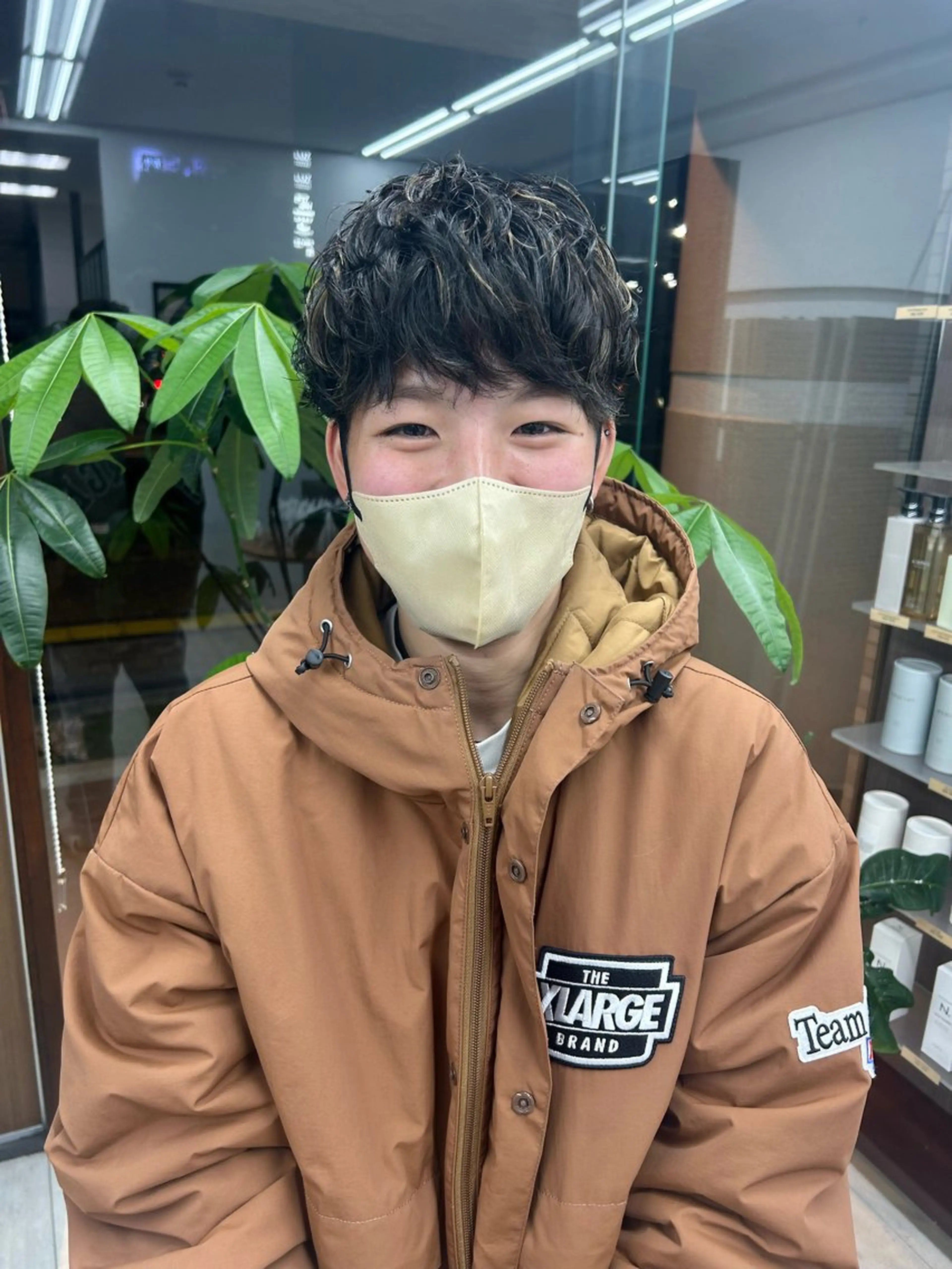 ショート パーマ メンズ メンズメッシュ メンズパーマ スパイラルパーマ メンズパーマの達人 /タカシマ　ダイスケのヘアスタイル