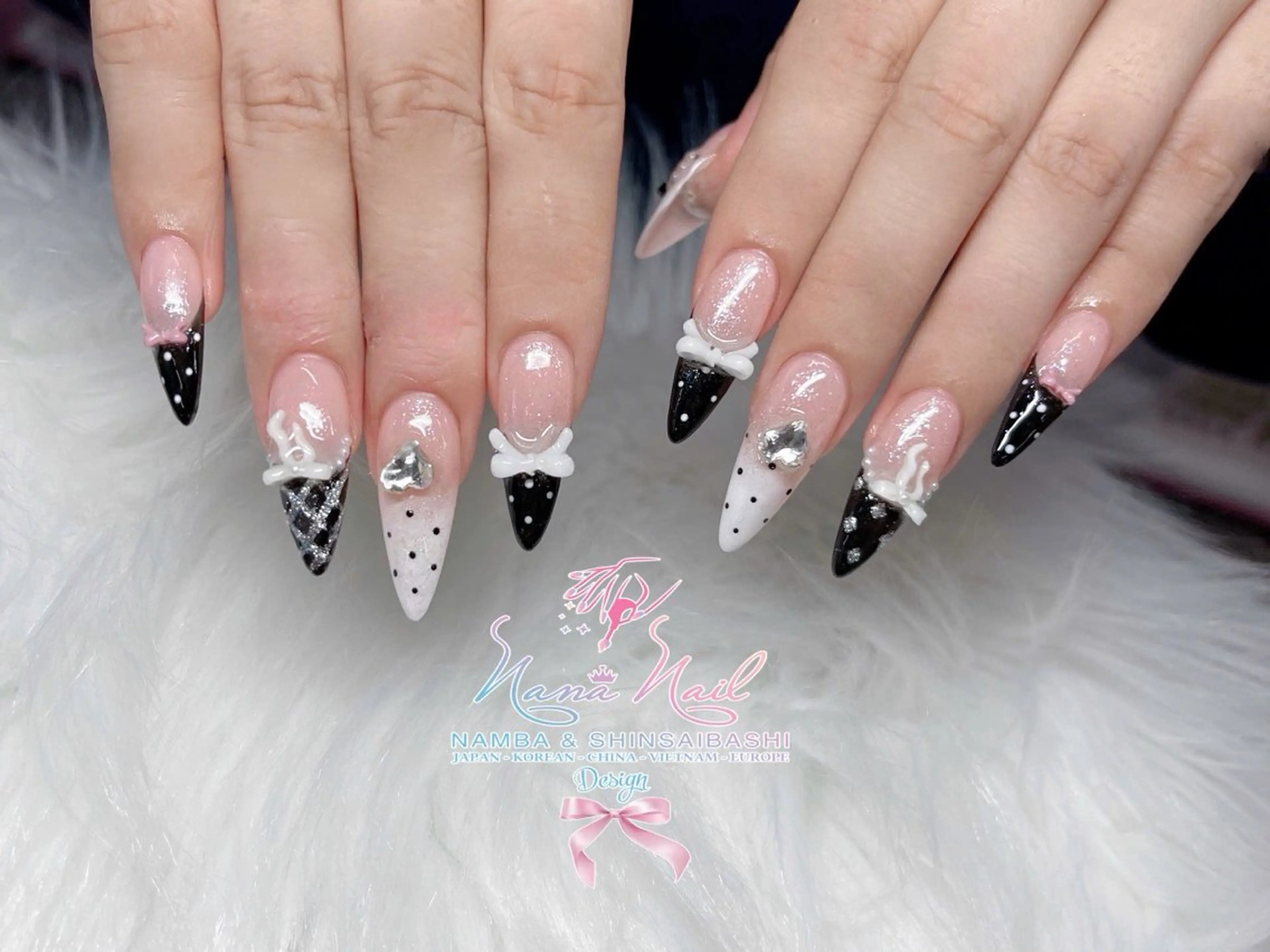 セミロング クリスマス リナネイル 長堀橋店／東心斎橋店のネイルデザイン