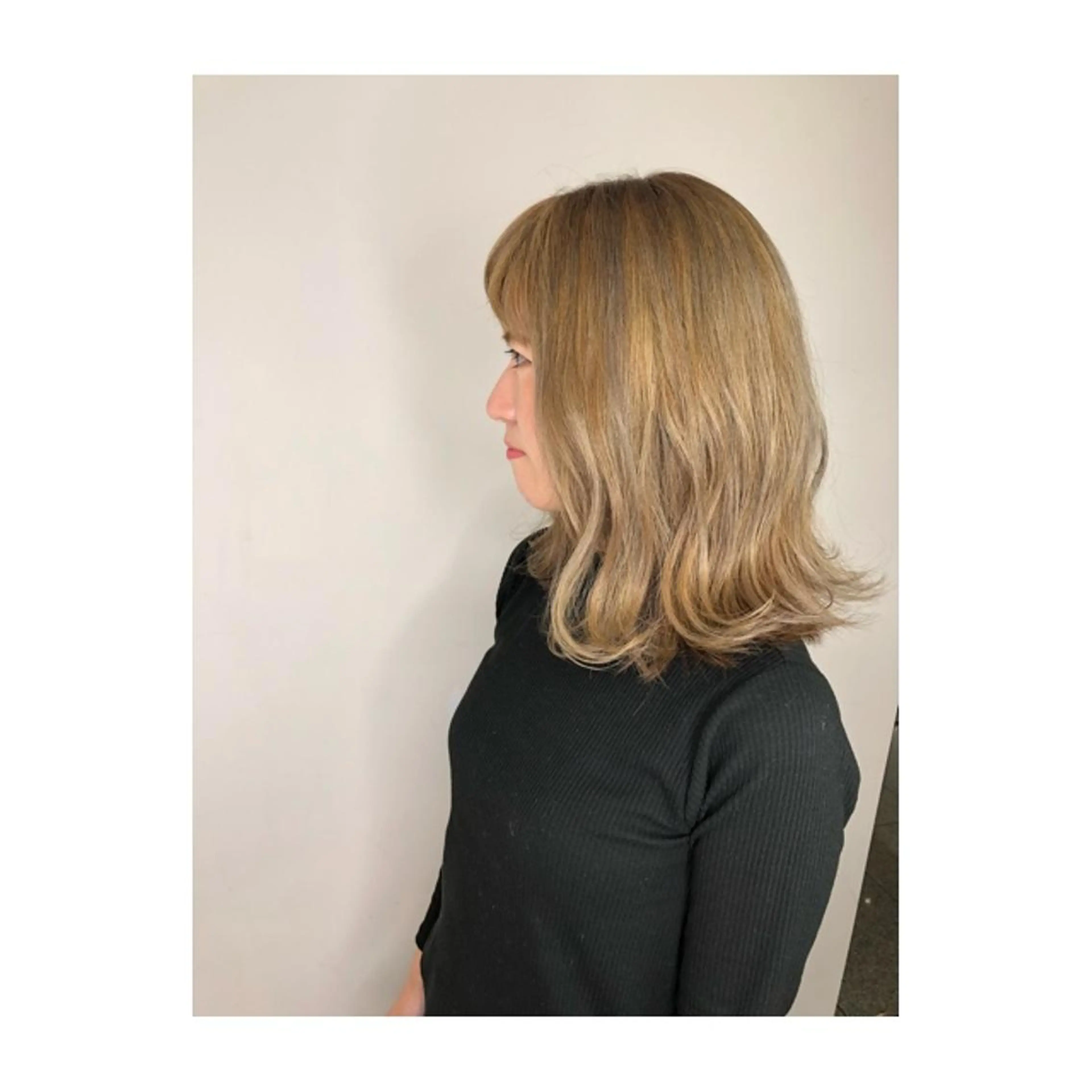 ミディアム 切りっぱなしボブ ボブ ショートが得意✂️ 藤城建太のヘアスタイル