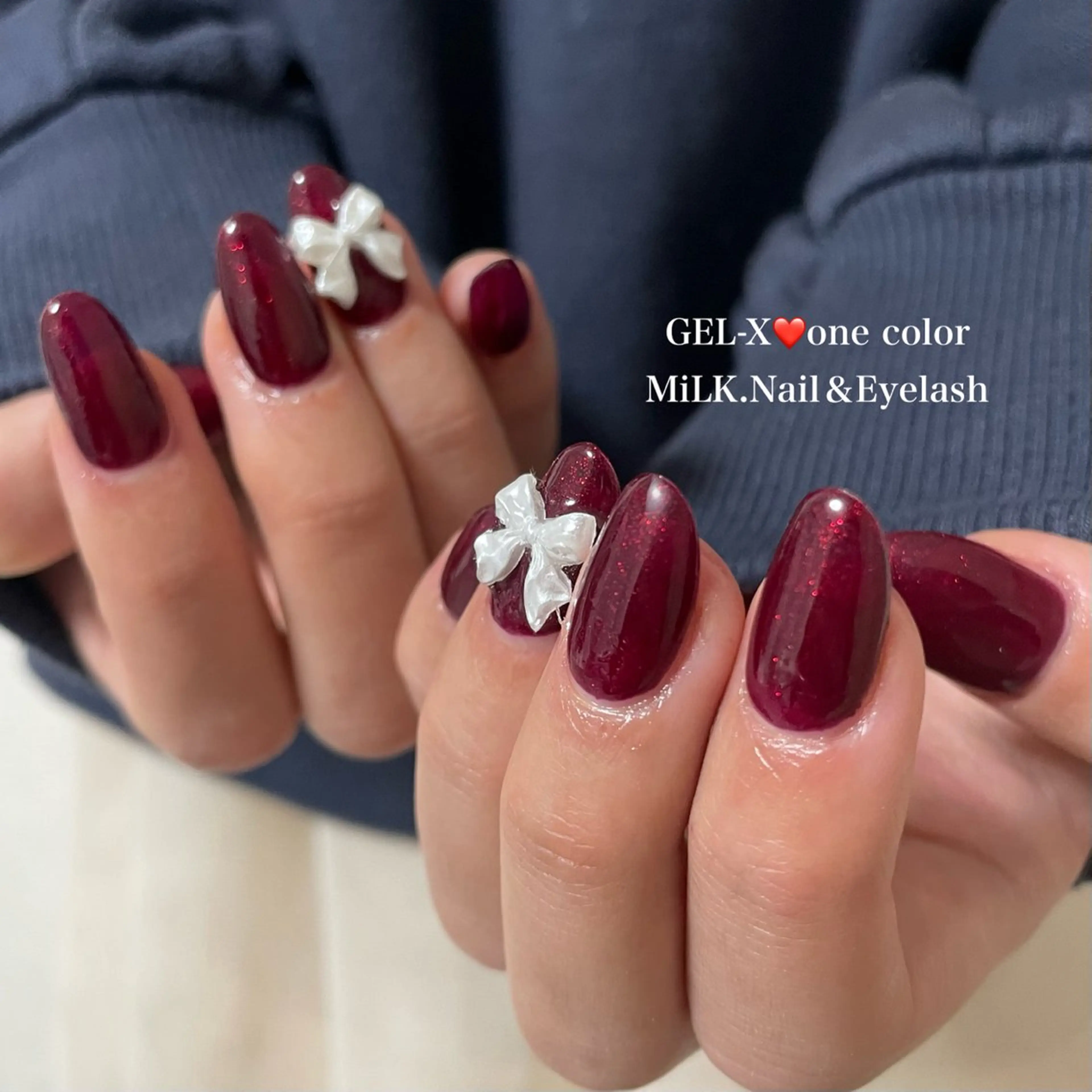 ネイル ワンカラーネイル ハンドネイル MiLK.   Nail&Eyelash所属・MiLK. wakaのマツエク・マツパデザイン