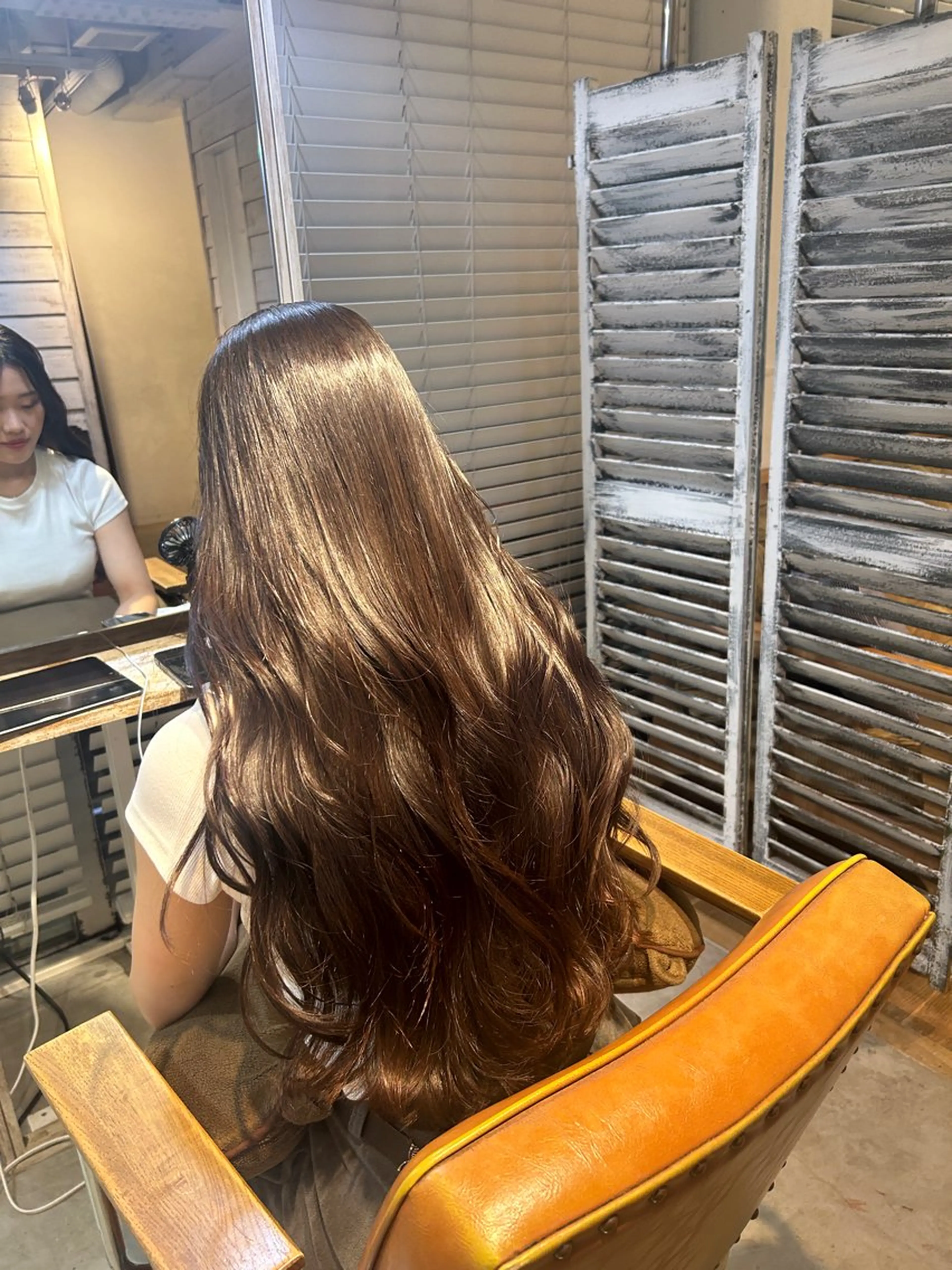 髪質改善カラー&トリートメントの写真