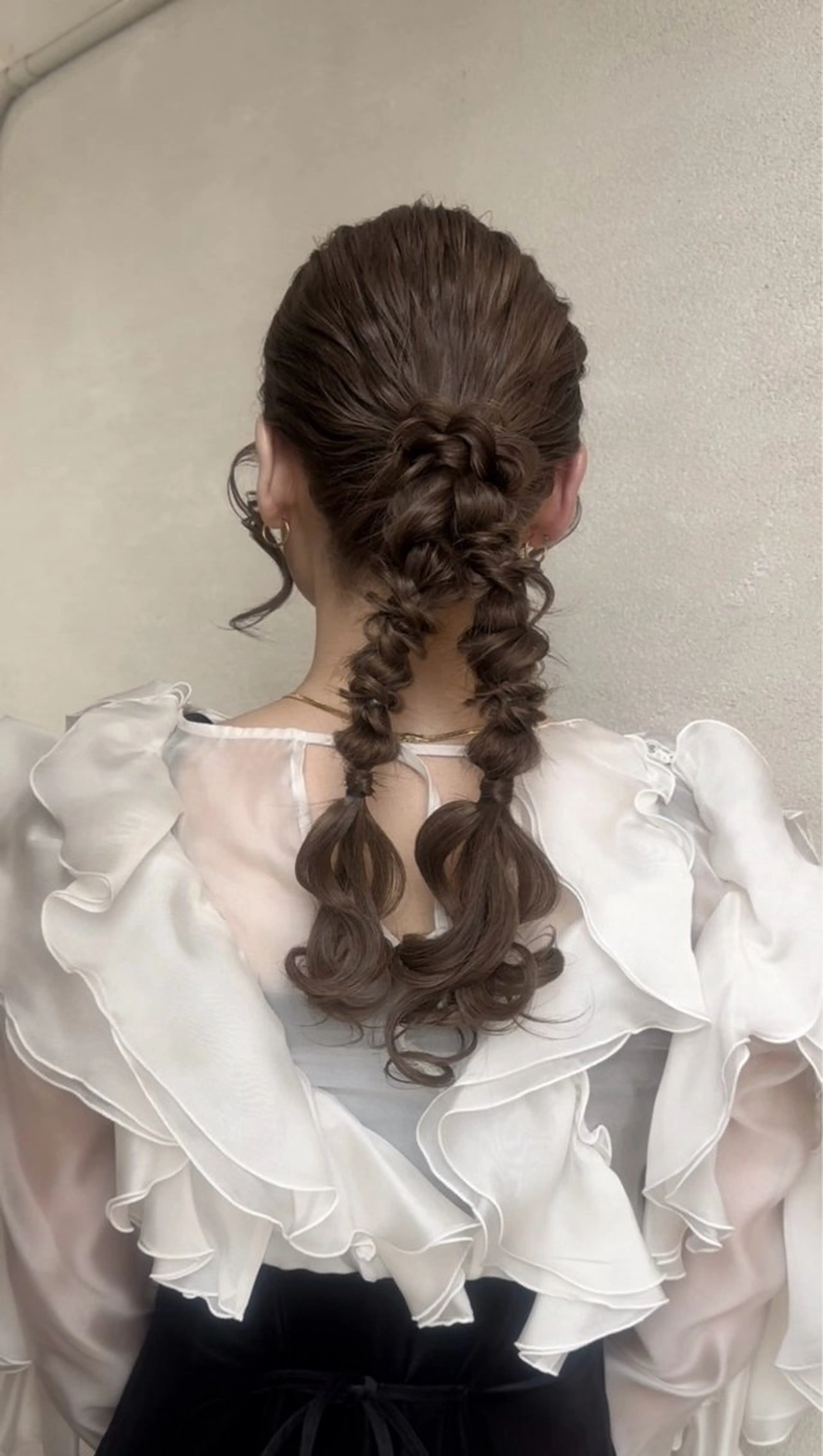ロング hair make applause.所属・小賀 栞奈のヘアスタイル