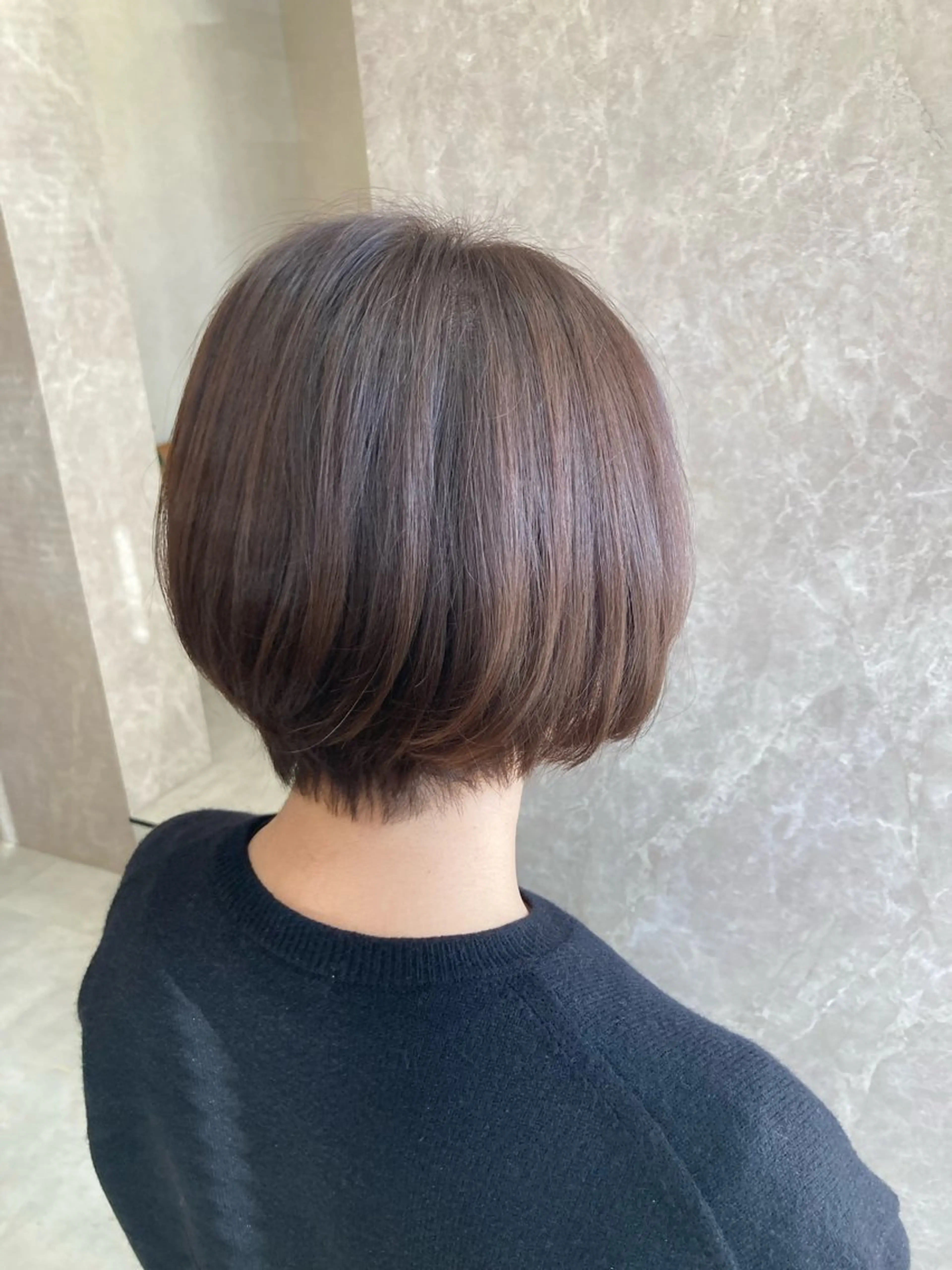 ショート カラー 透明感カラー カット ヘアカラー トリートメント Aguhair Nino所属・【透明感カラー🫧】 野本里奈のヘアスタイル