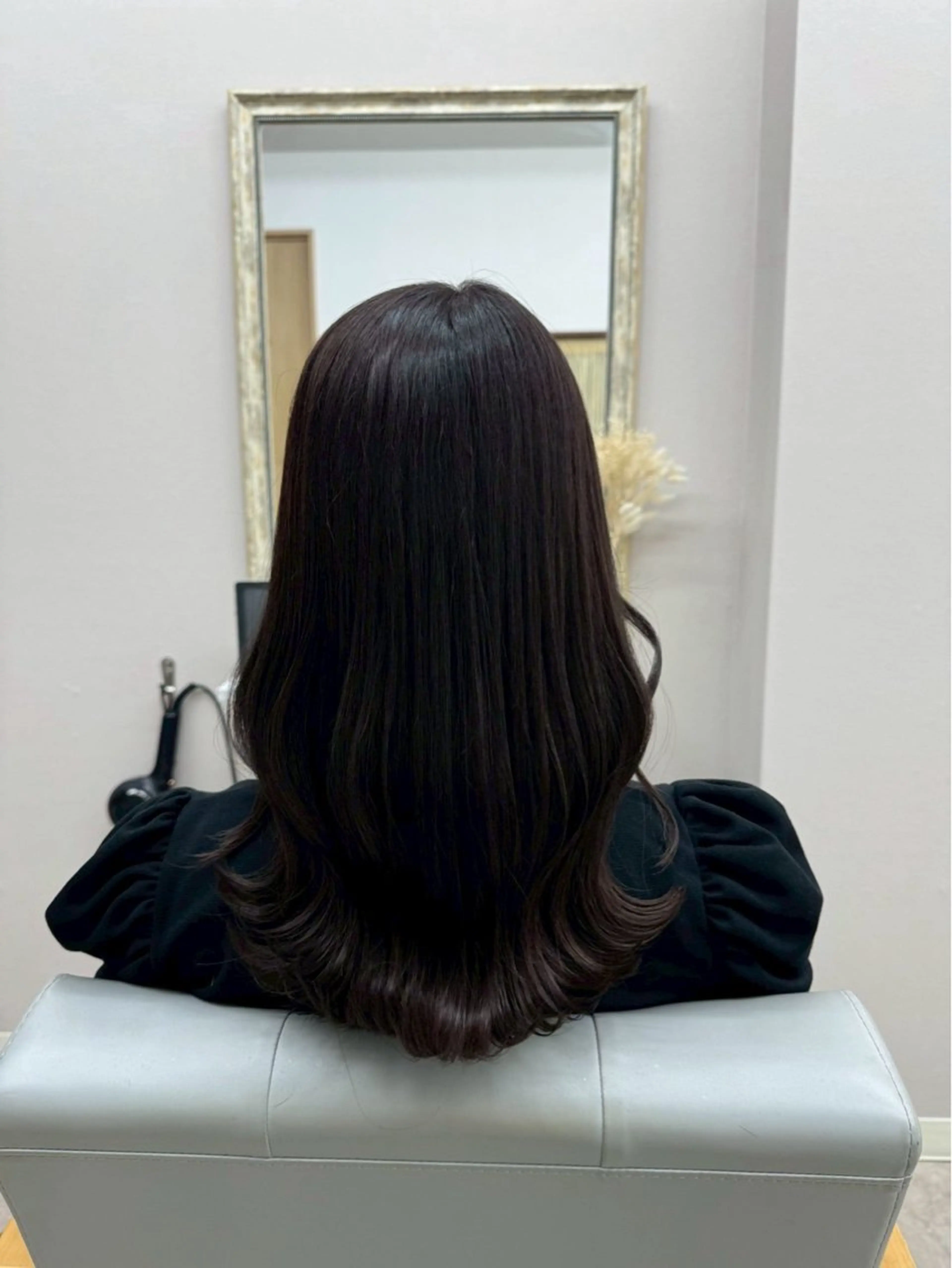 セミロング カラー ブラウンカラー ラベンダーカラー ラベンダーブラウン トリートメント luna所属・luna ayane ／透明感カラーのヘアスタイル