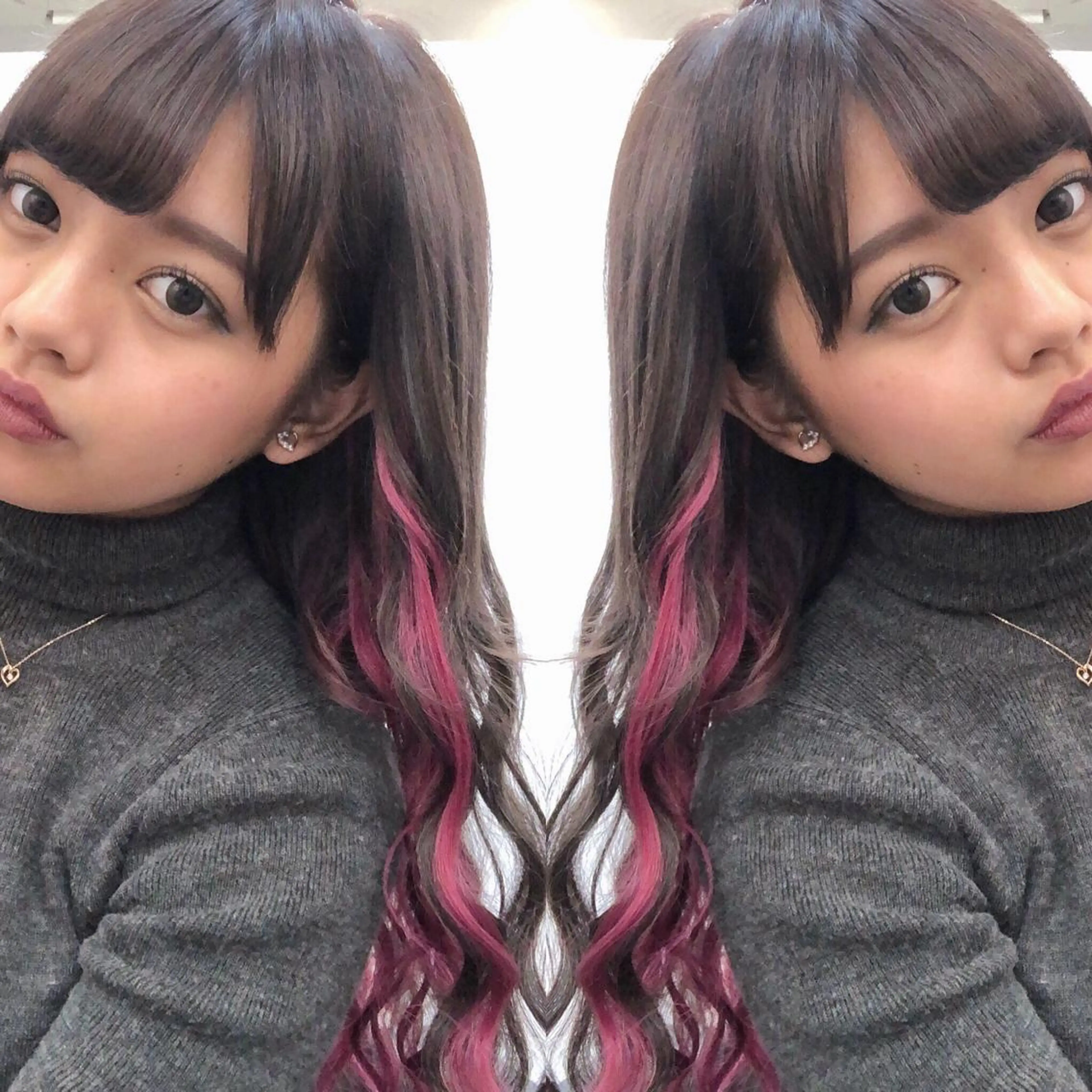 ロング カラー カシス グレージュ TOTAL BEAUTY BREK 袋井店所属・BREK 袋井店のヘアスタイル