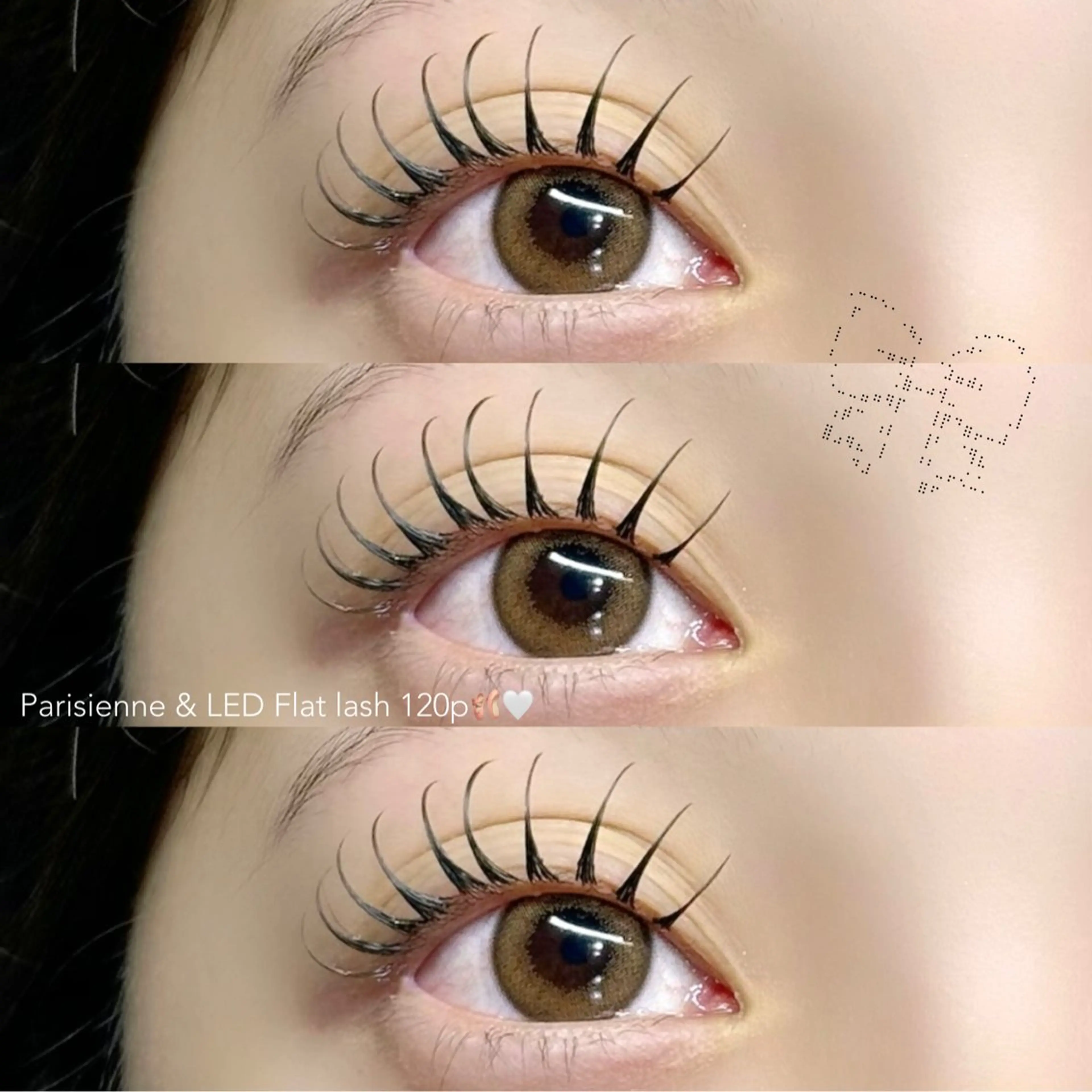 マツエク・マツパ 🫧fein. 𝙖𝙣𝙣.🤍のマツエク・マツパデザイン