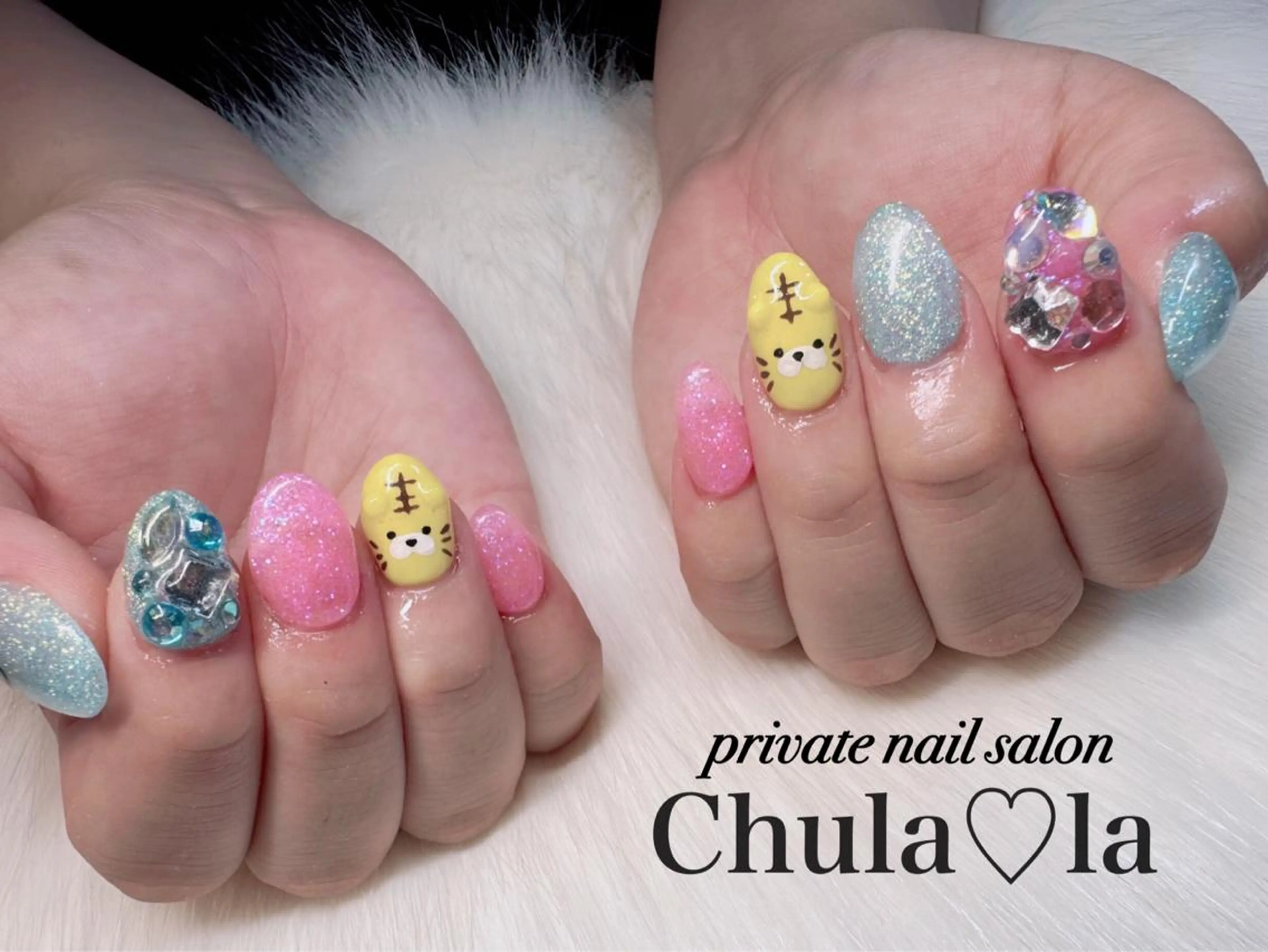 ネイル 持ち込み ハンドネイル Chula♡la 豊見城市高安のネイルデザイン
