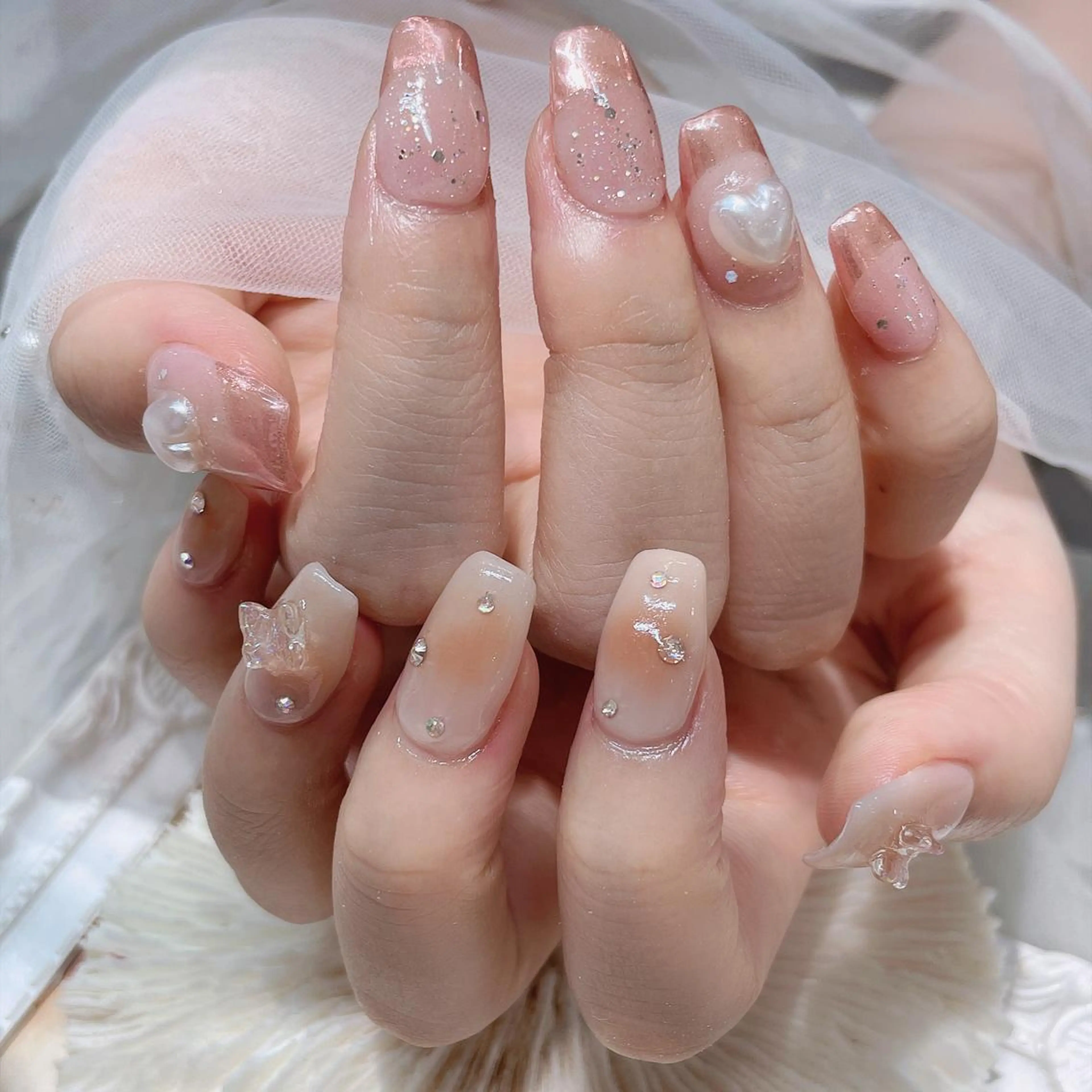 ネイル 長さだし専門店 M2 rikaのネイルデザイン