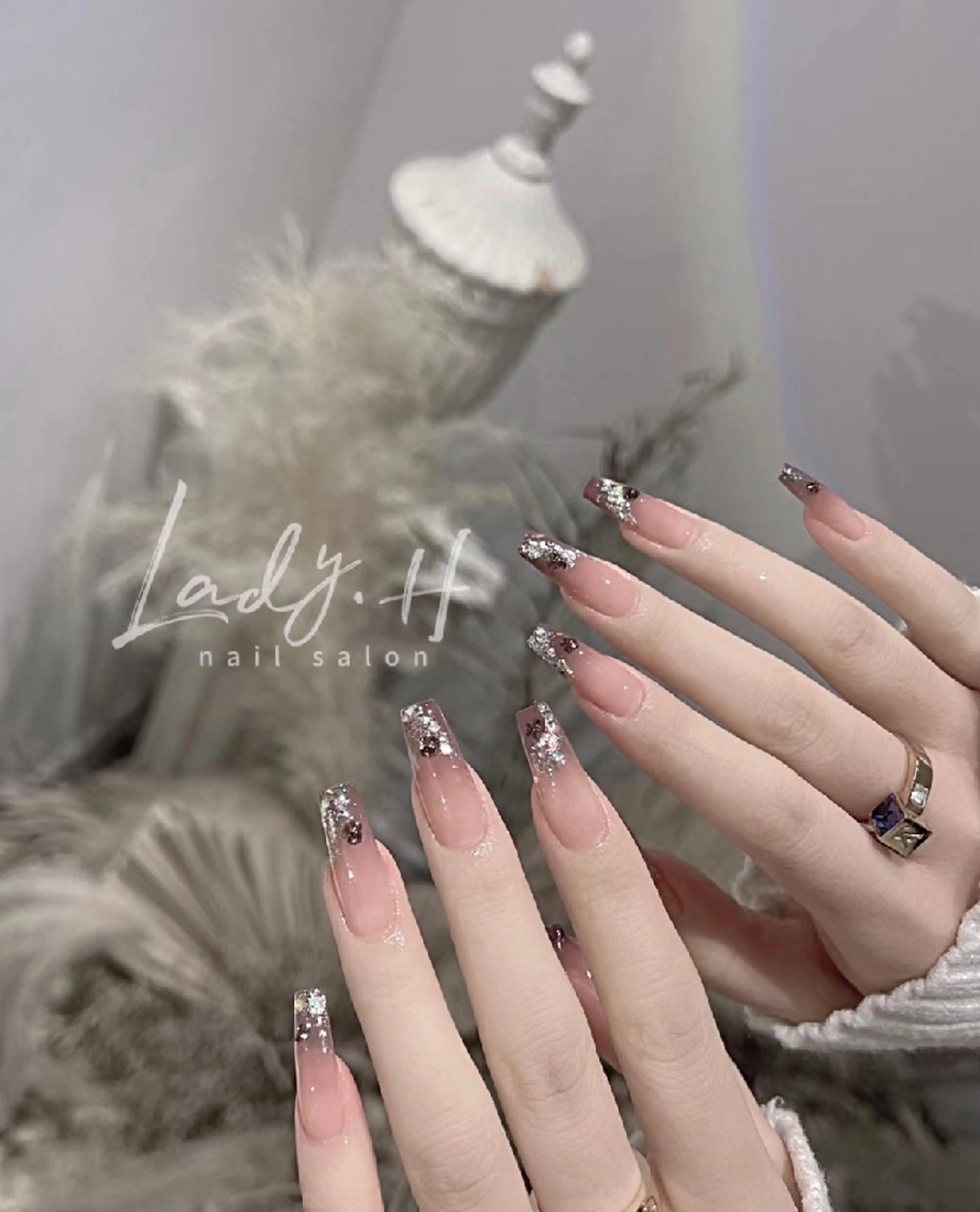 シンプルデザイン+ジェルスカルプの写真