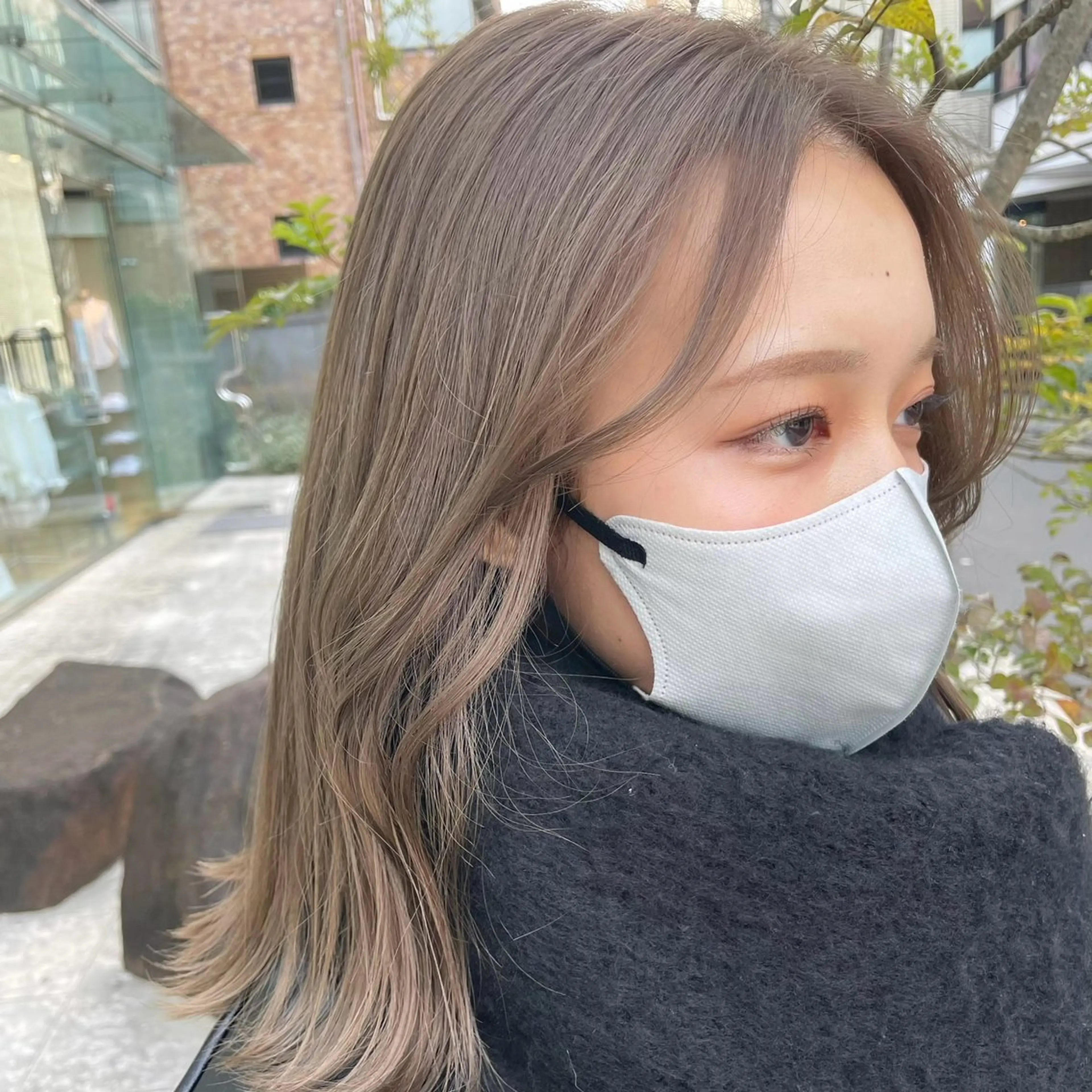 セミロング カラー ヘアカラー トリートメント 🌜韓国/艶髪/縮毛 /kokoro🌛のヘアスタイル