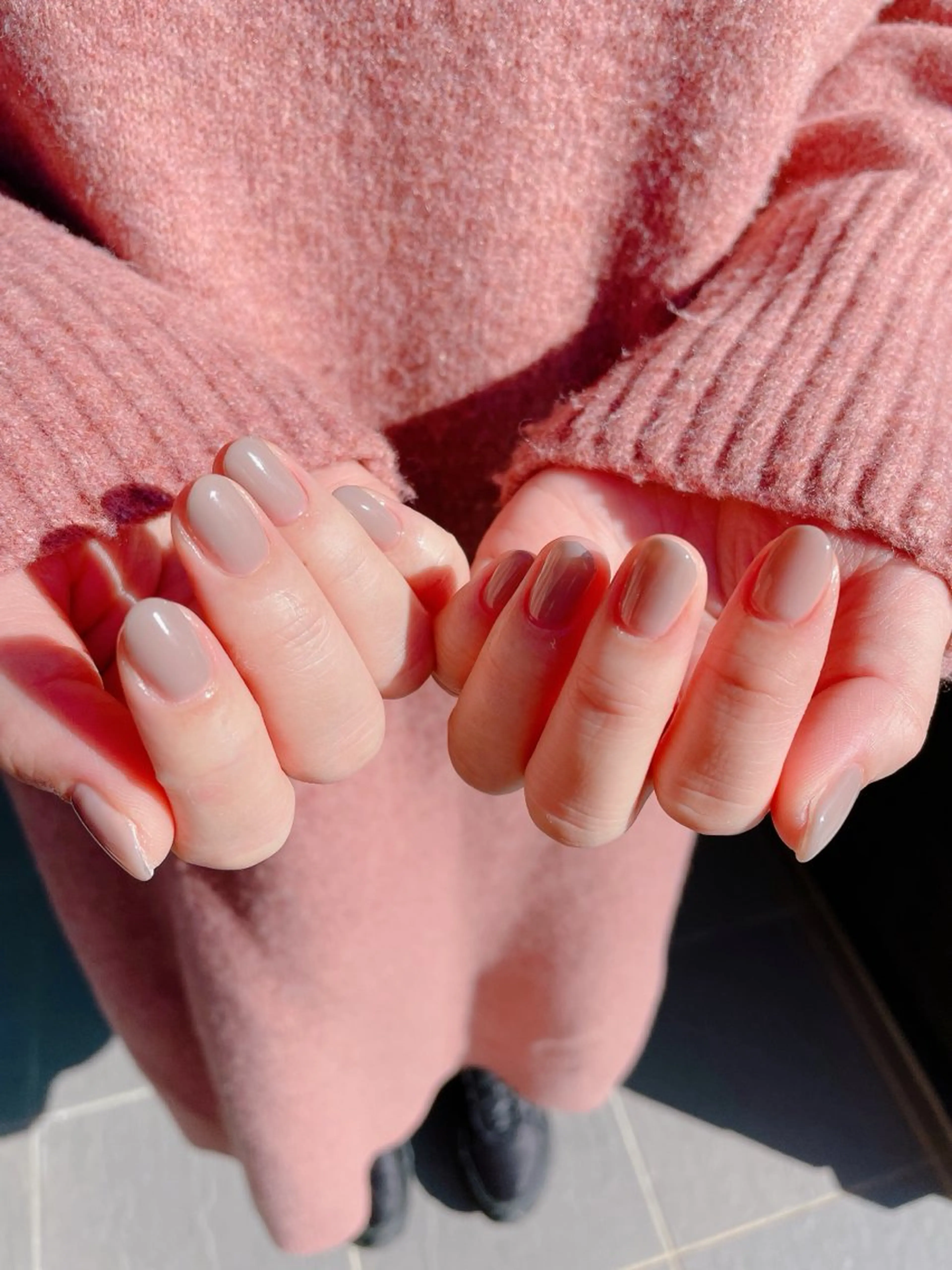 【Hand】ワンカラー/ラメグラ（オフ無)の写真